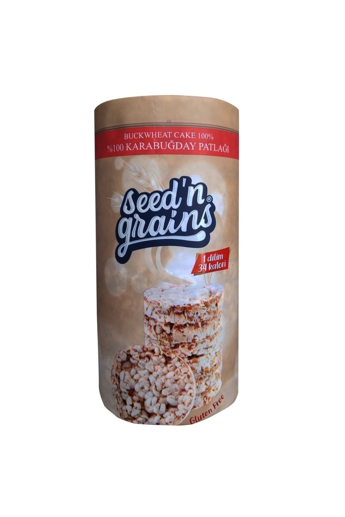 Seed'n Grains Glutensiz Karabuğday Patlağı 125 G
