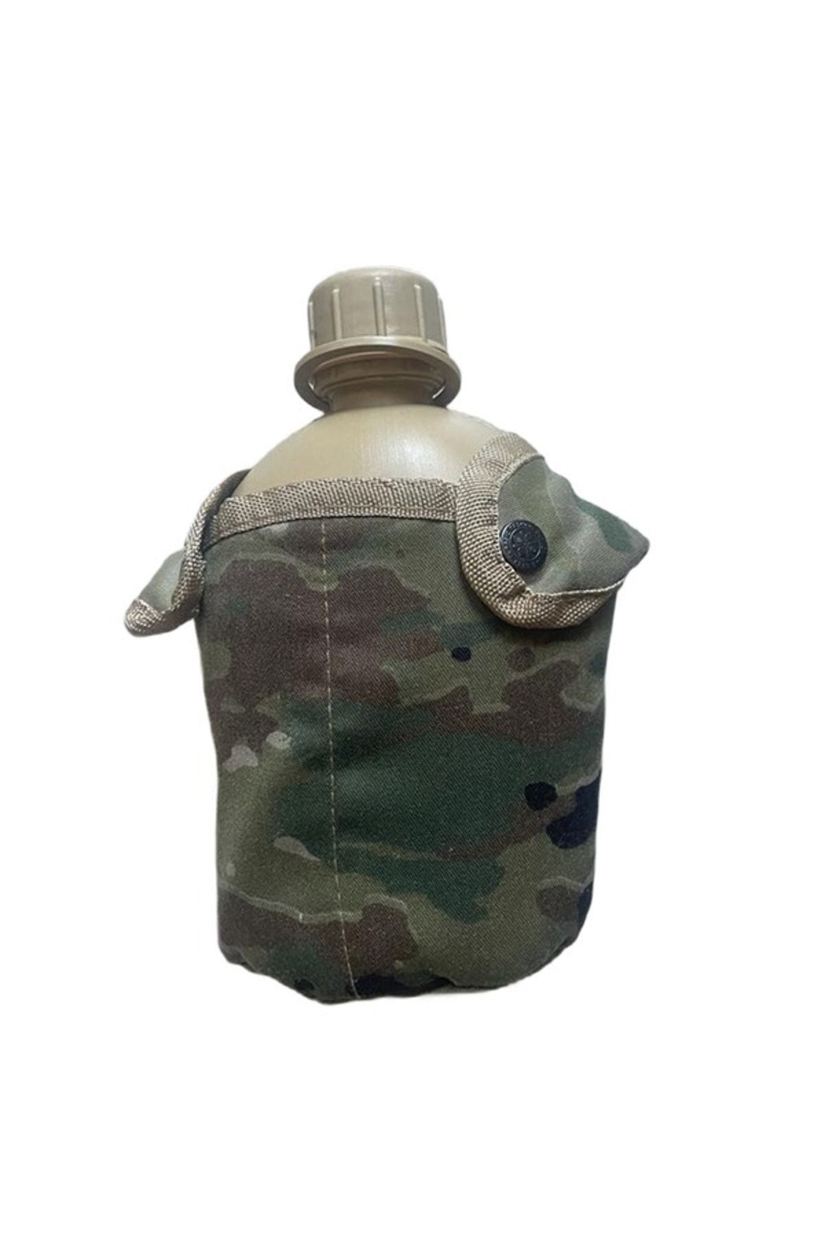Noname Multicem Kılıflı Su Matarası- Askeri