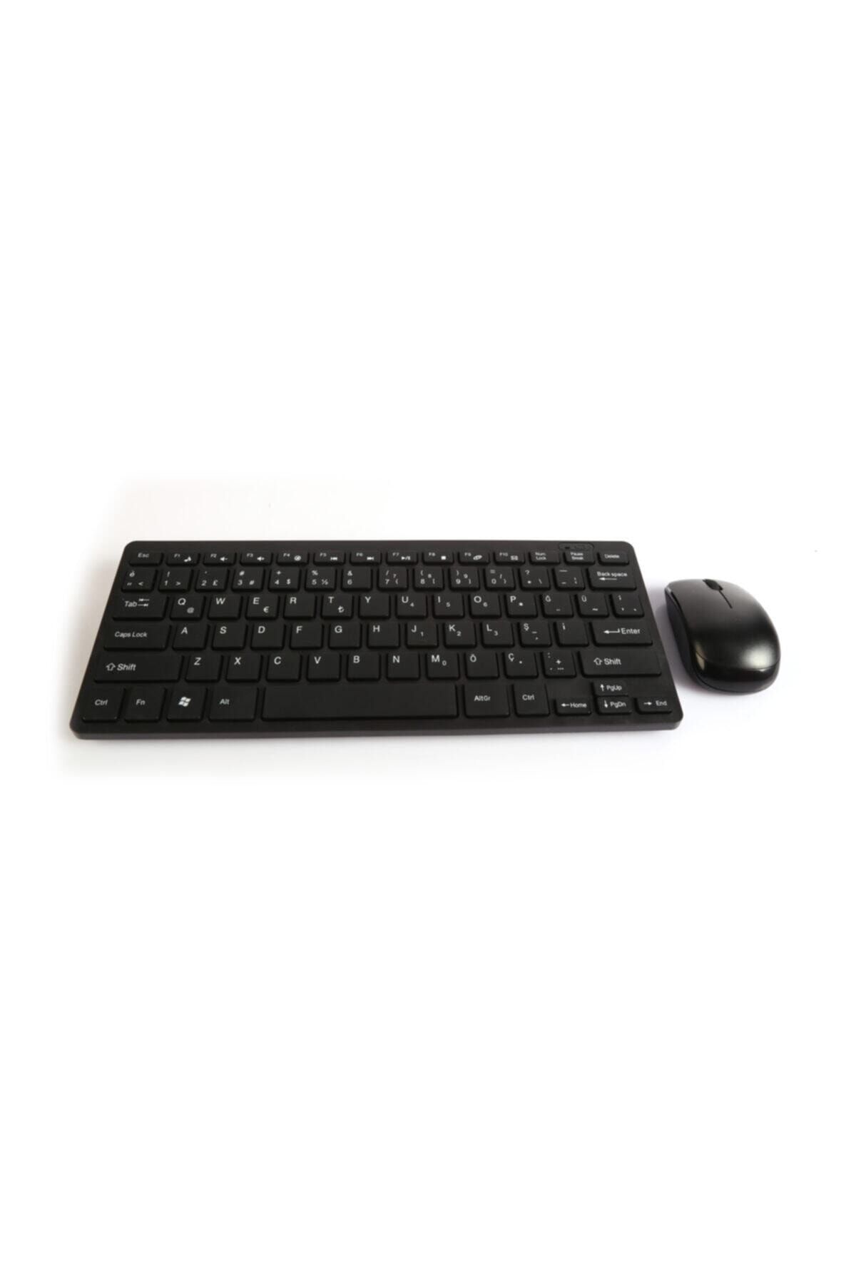 Kingboss Kablosuz Türkçe Q Klavye + Mouse Set 2.4ghz Siyah