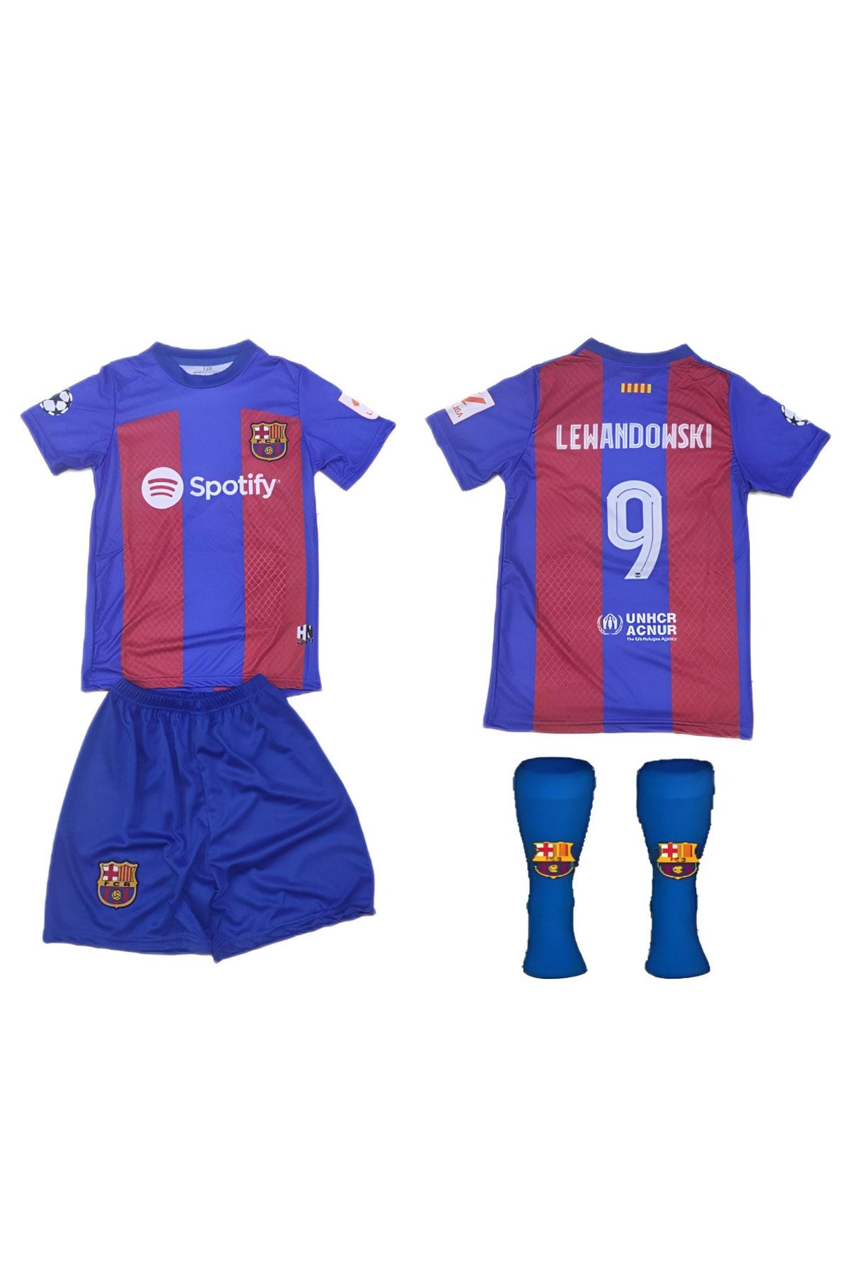 HNsport Barcelona Lewandowskı 2023-2024 Forma Şort Çorap
