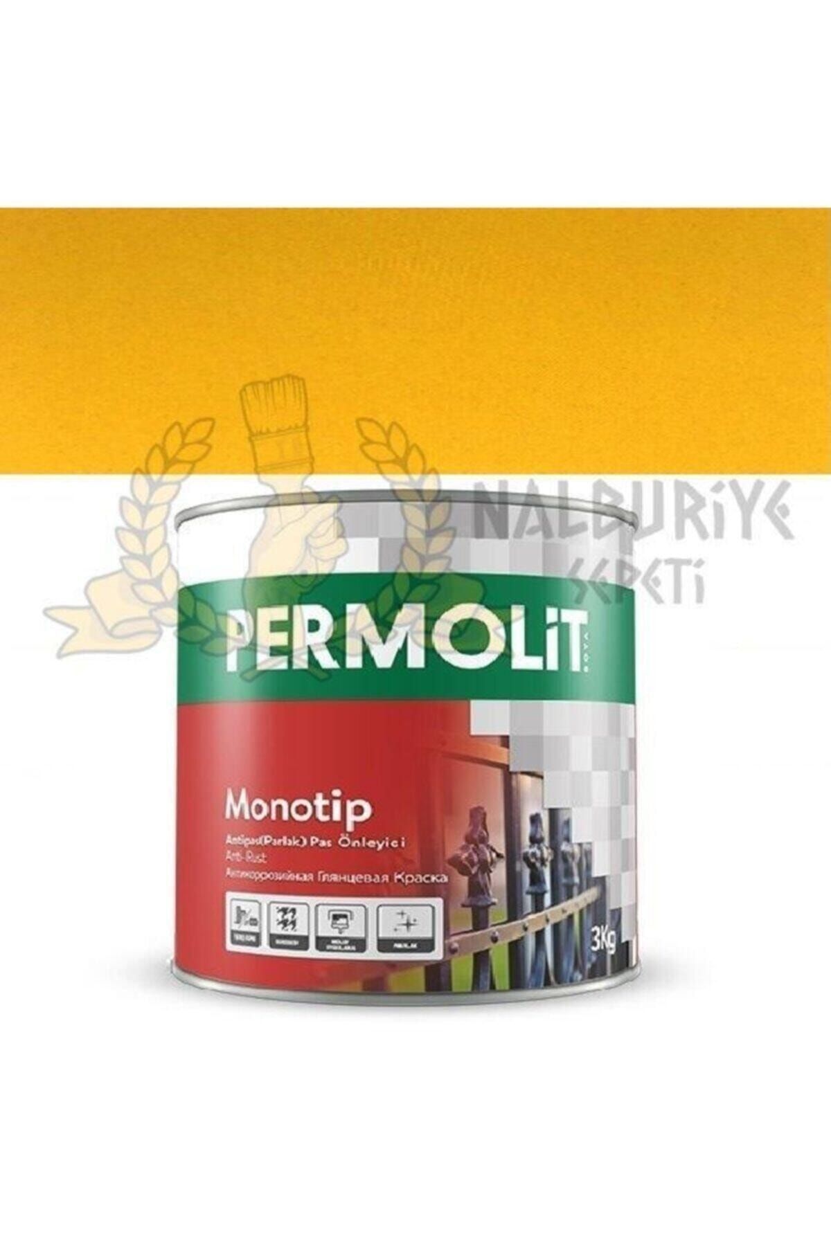 Permolit Monotip Astarlı Antipas Boya Sarı 0.75 Lt.