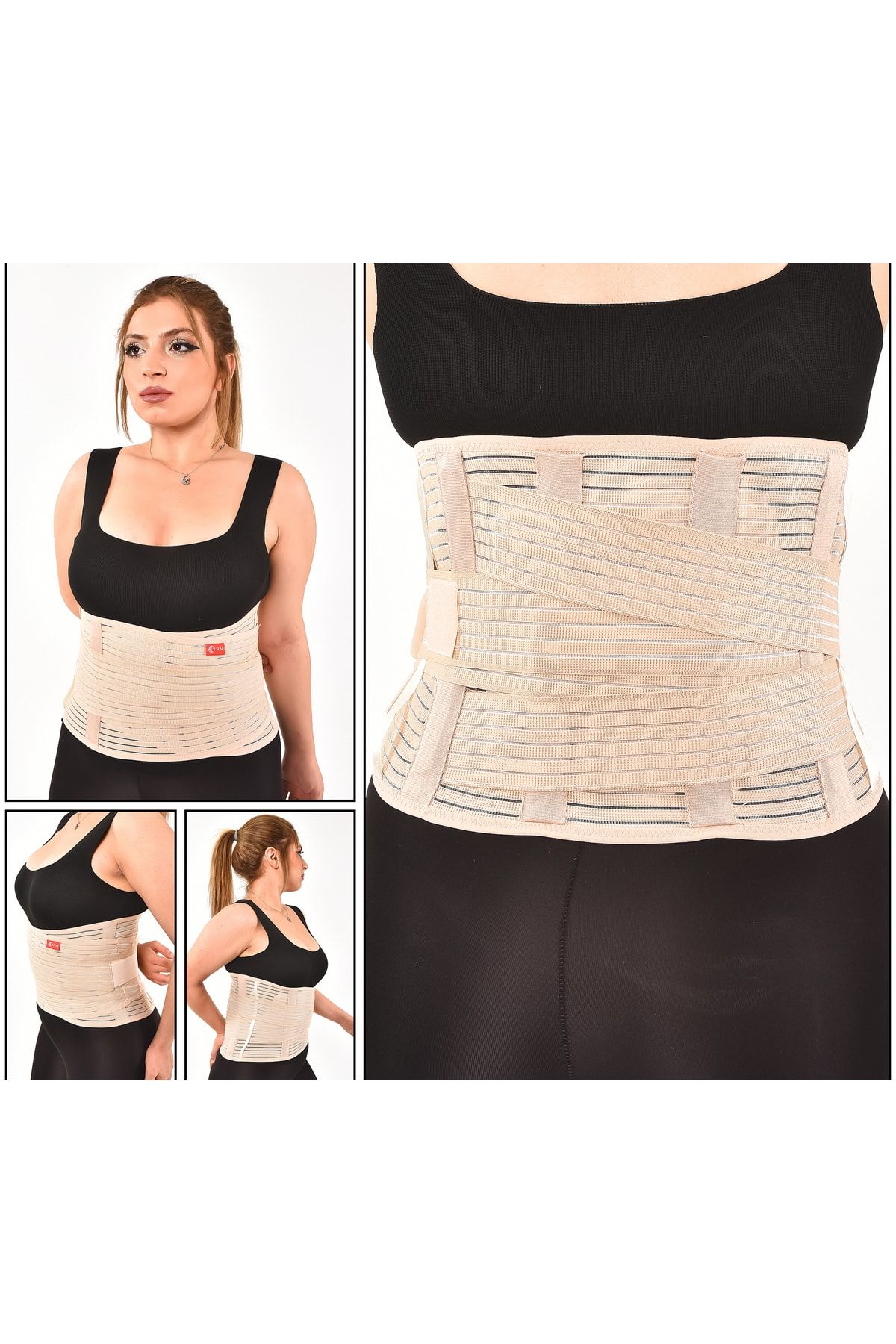 YRN ORTOPEDİ 26 Cm Lumbosakral Çelik Balenli (Bel Fıtığı) Korse