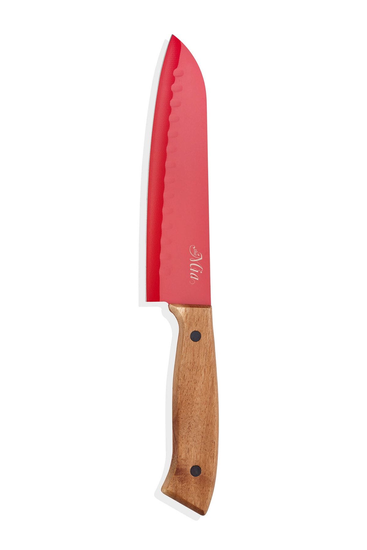 The Mia Cutt Santoku Bıçağı Kırmızı 18 cm CUTT0036