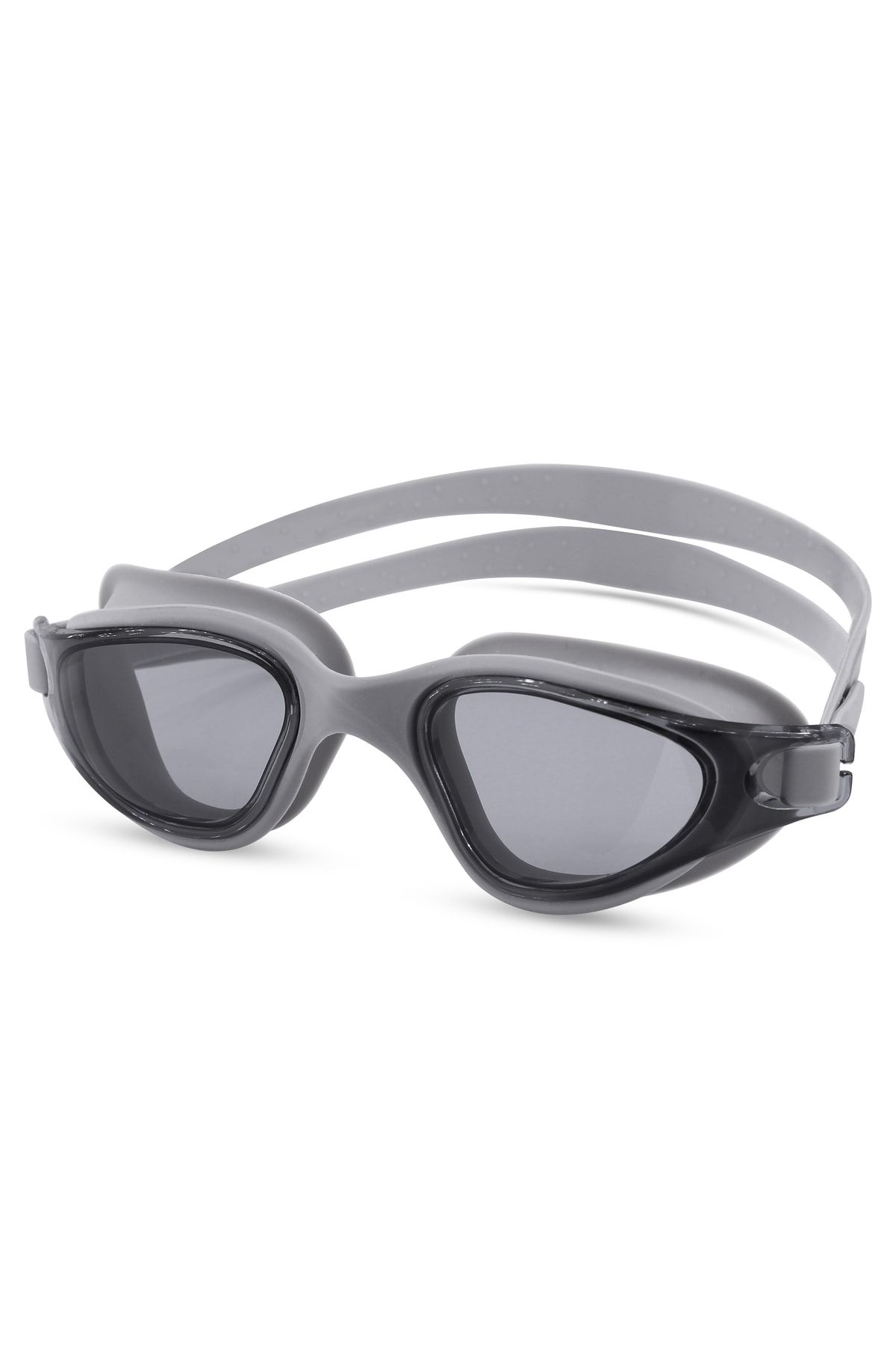 Telvesse Yüzücü Gözlüğü Swimmer Buğu Yapmaz Vakumlu Uv Korumalı Yüzme Havuz Deniz Gözlüğü Gri