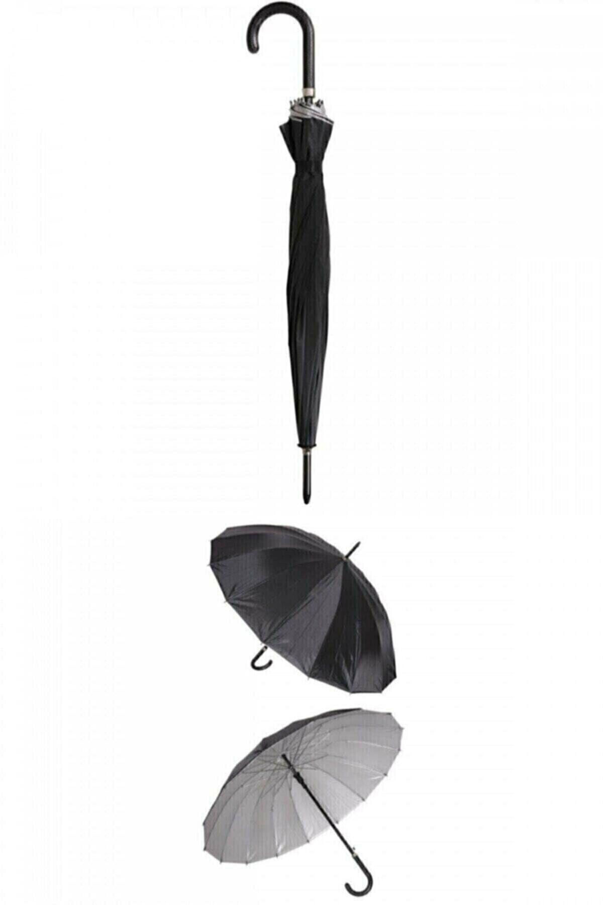 mrc Baston Siyah Şemsiye 555-1