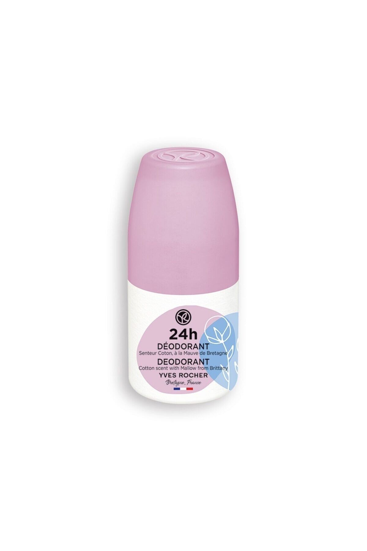 Yves Rocher Roll-on Deodorant - Pamuk Çiçeği & Ebegümeci-50 ml