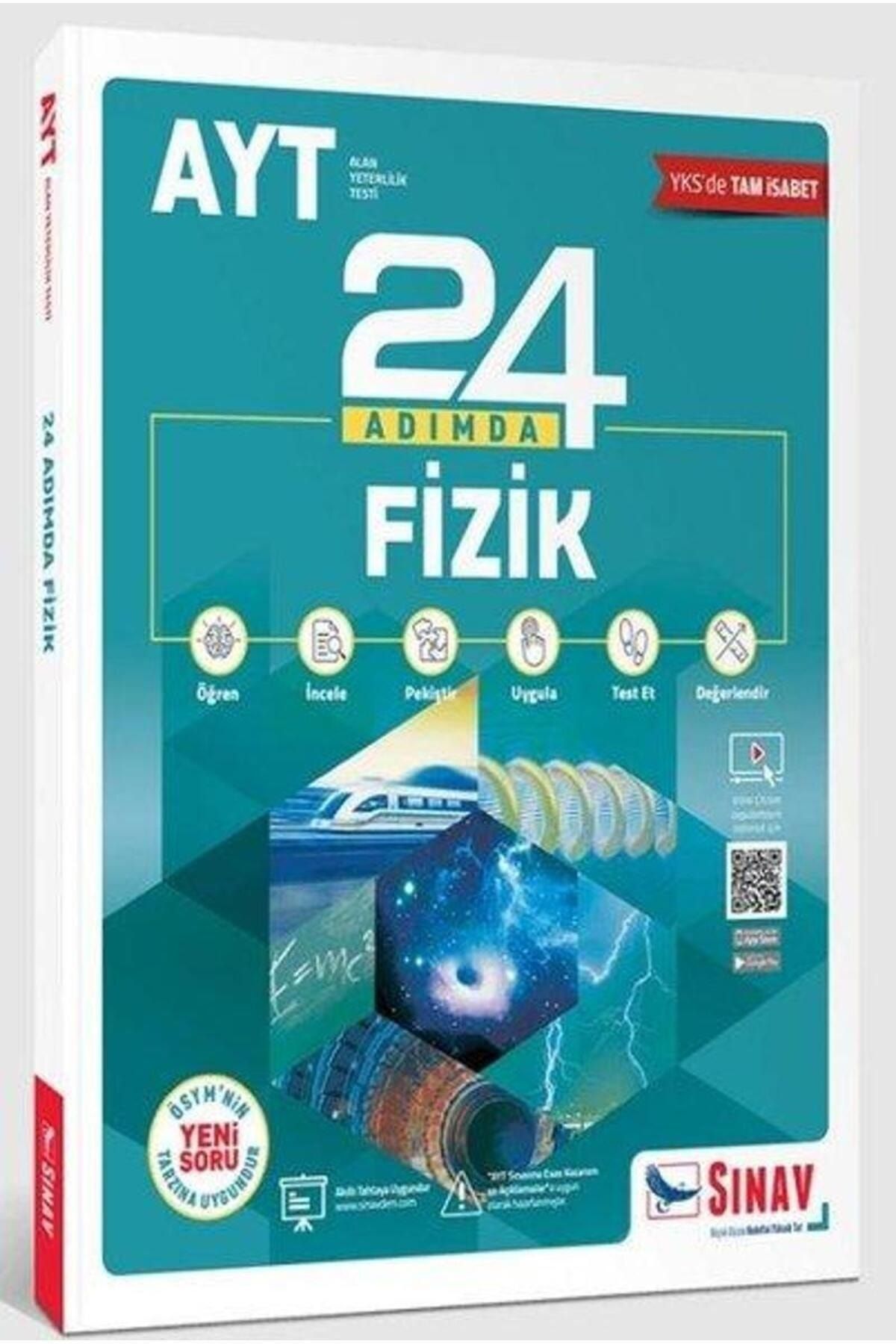 Sınav Yayınları AYT 24 Adımda Fizik Konu Anlatımlı Soru Bankası