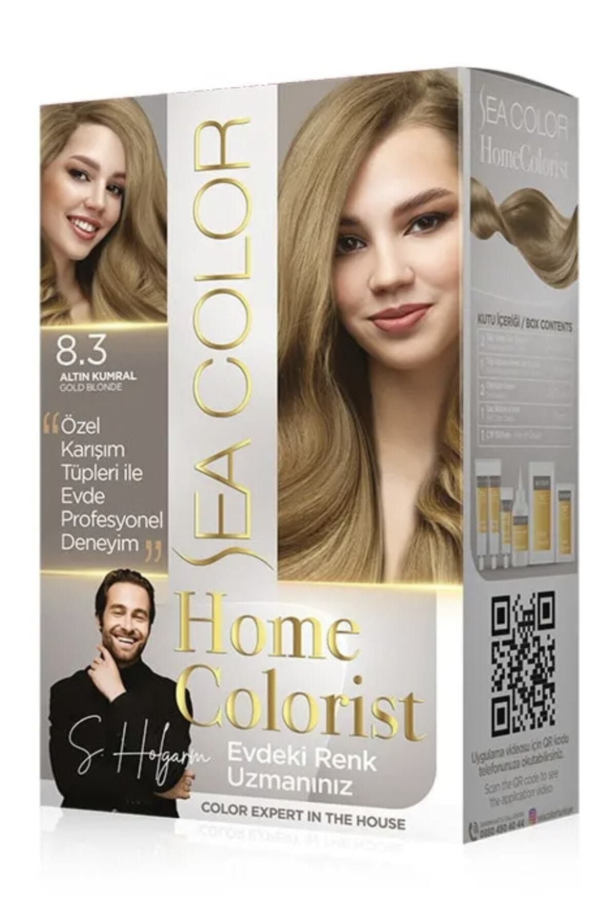 Sea Color Homecolorist 8.3 Altın Kumral Saç Boyası
