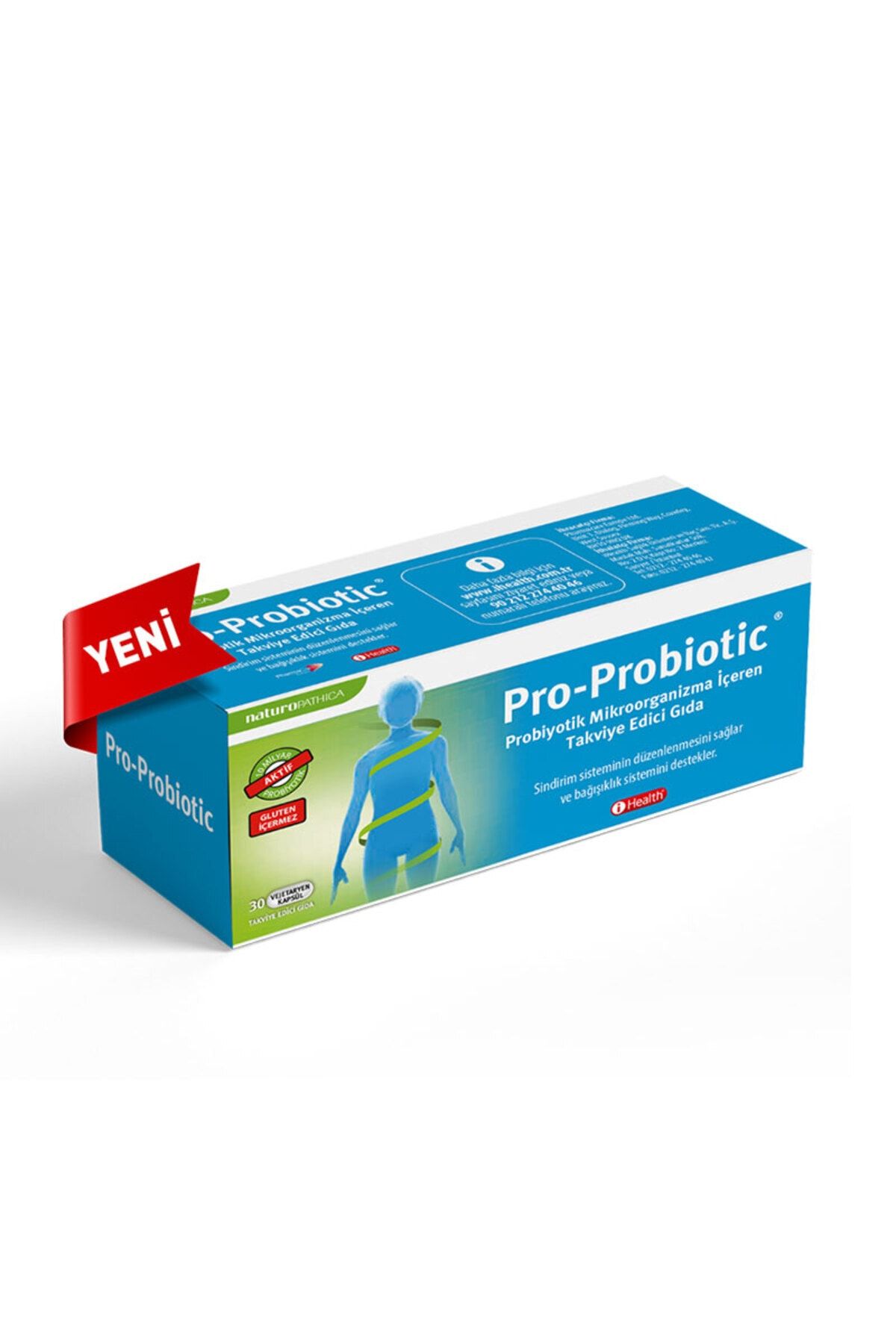 IHealth Naturopathica Pro-probiotic 30 Kapsül