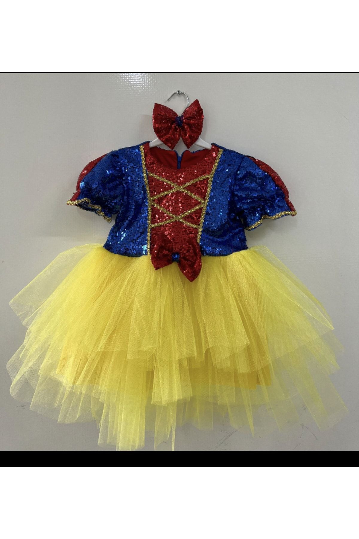 dilaydamla kids Pamuk Prenses Kostüm Kız Çocuk Elbise Abiye