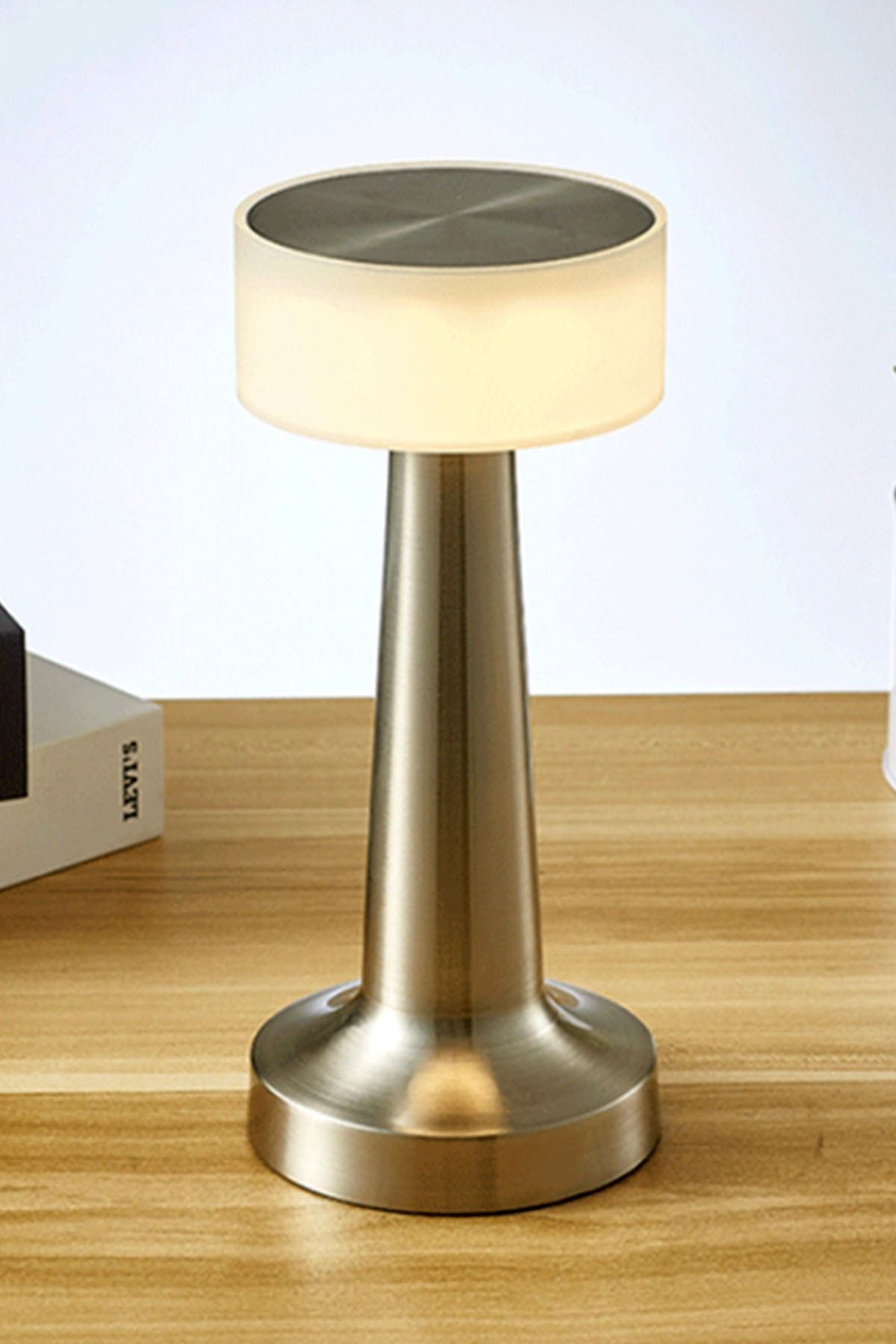 Cata Dekoratif Şarjlı Dokunmatik Led Masa Lambası Usb Kablolu Abajur Ve Gece Lambası Ct-8436