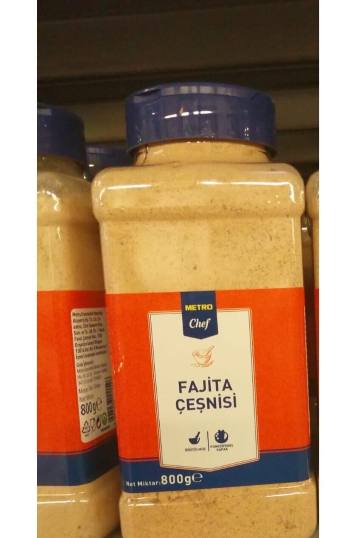 Metro Chef Fajita Çeşnisi 800 Gr