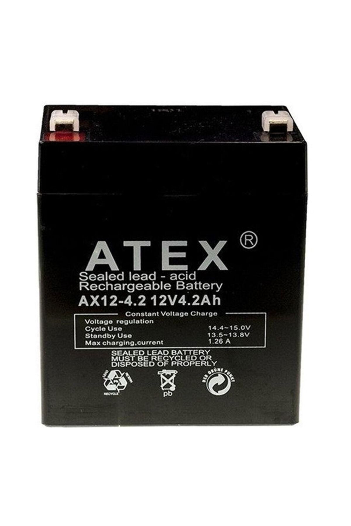 ATEX DEXTER ATEX AX12-4.2 12 VOLT - 4.2 AMPER AKÜ (90 X 70 X 101 MM)