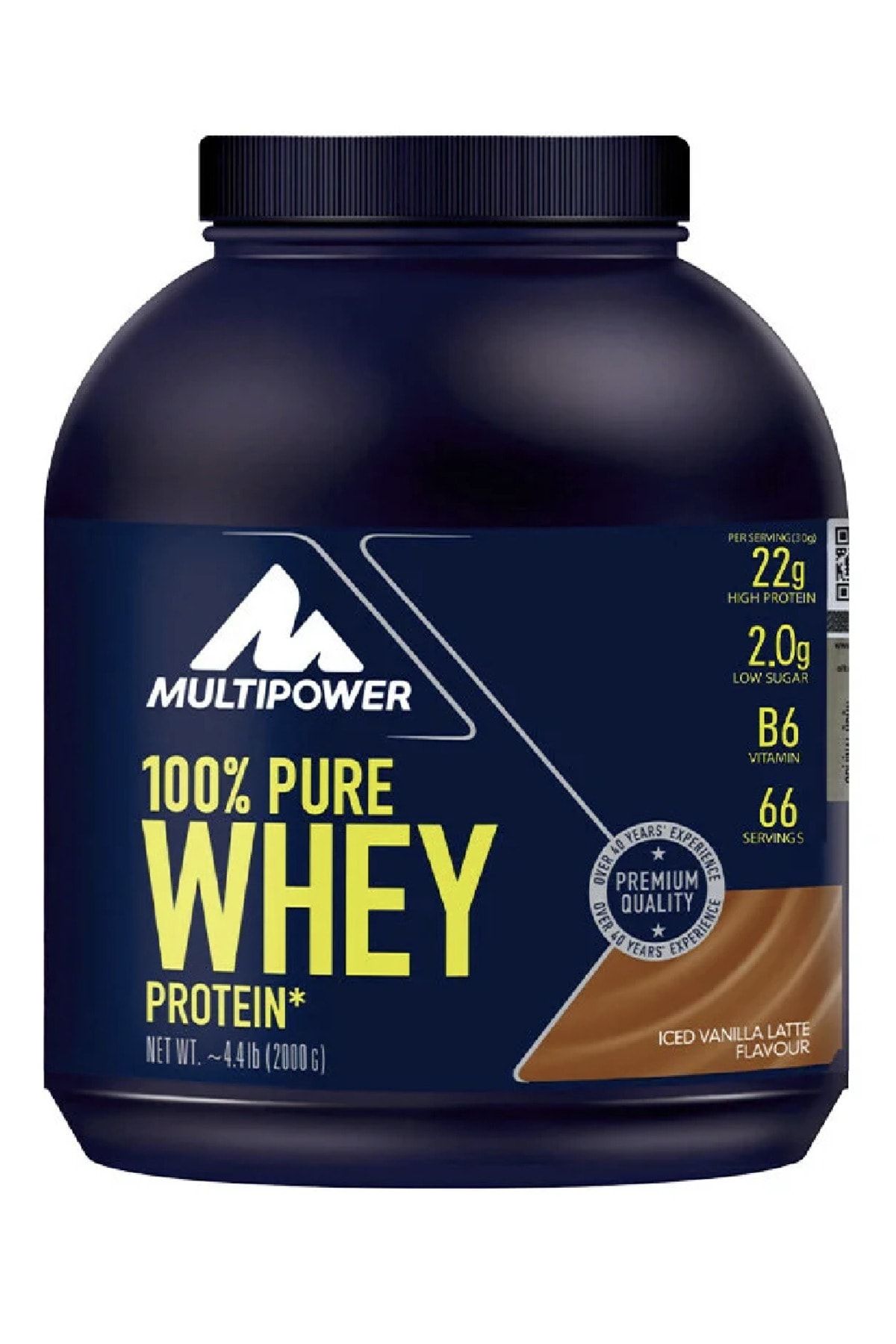 Multipower %100 Pure Whey Protein 2000 Gr -Vanilya Latte