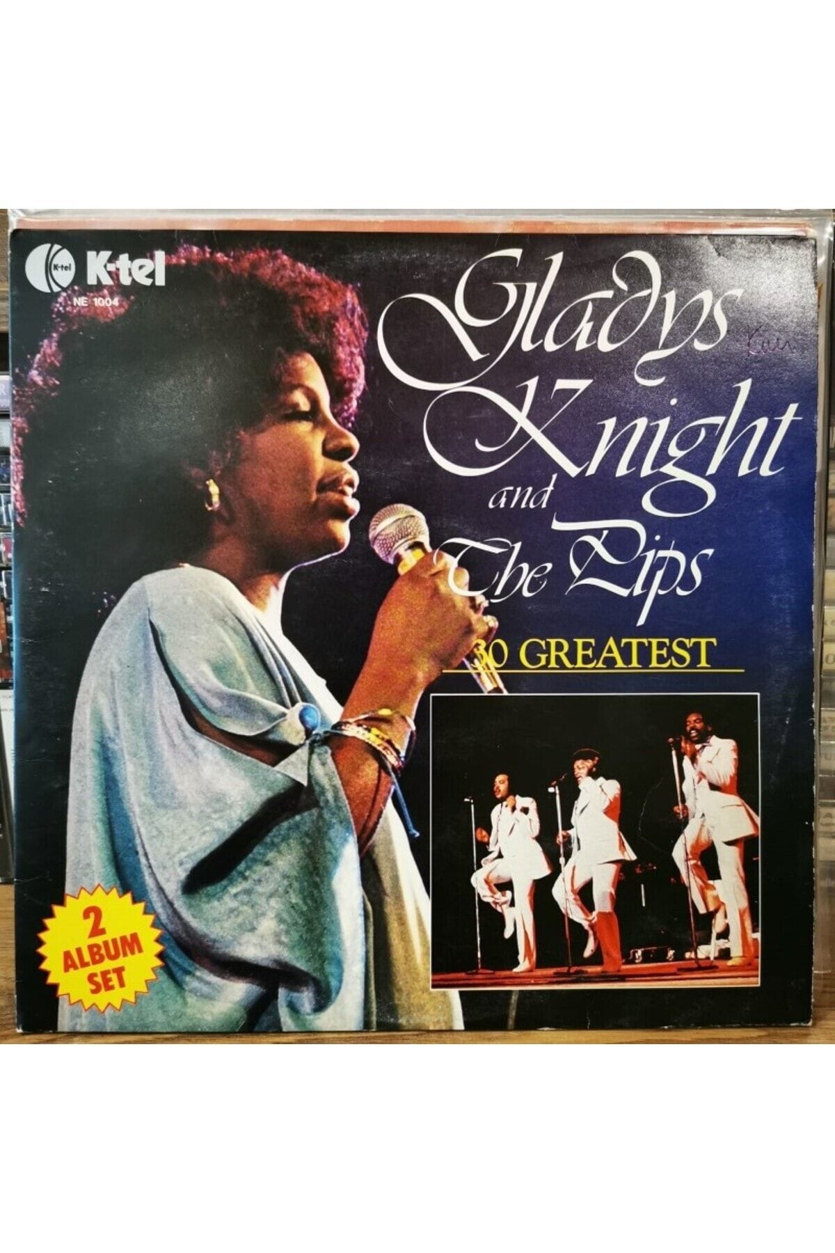 Vinylium Zone Gladys Knight And The Pips ?– 30 Greatest 2×Vinyl, LP, Album, Compilation, Limited Edition Plak