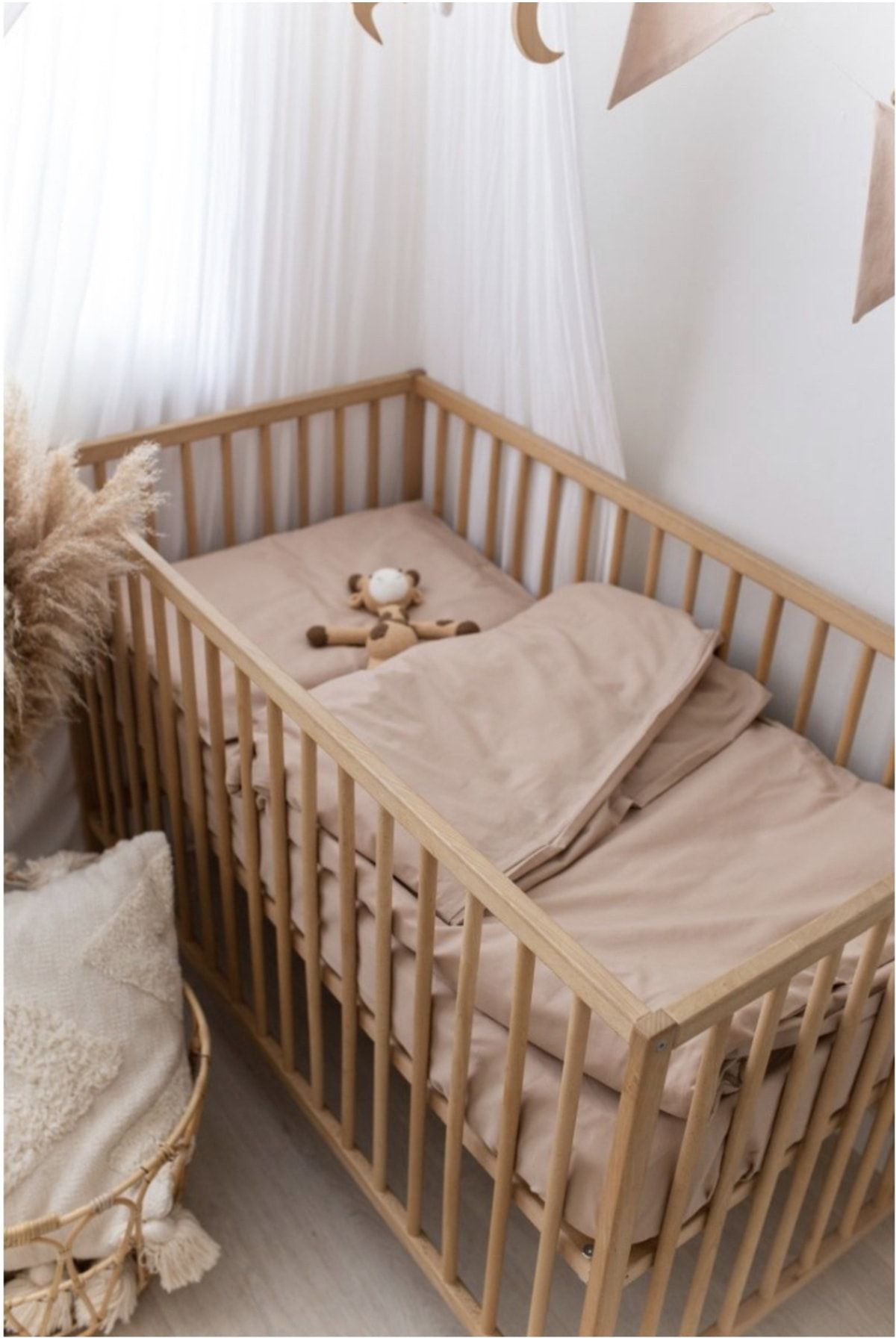 Guloglu Home Simple Elegance %100 Pamuklu Bebek Nevresim Takımı