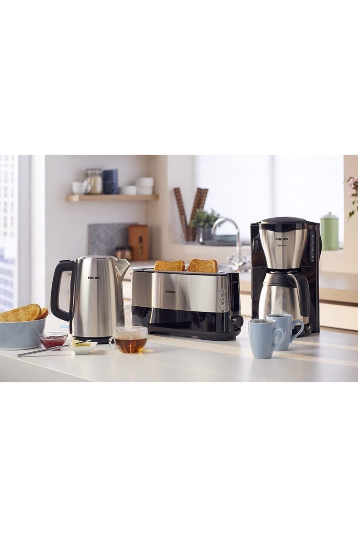 Philips Hd7546/20 Café Gaia Filtre Kahve Makinesi, Termos Demlikli, Gümüş