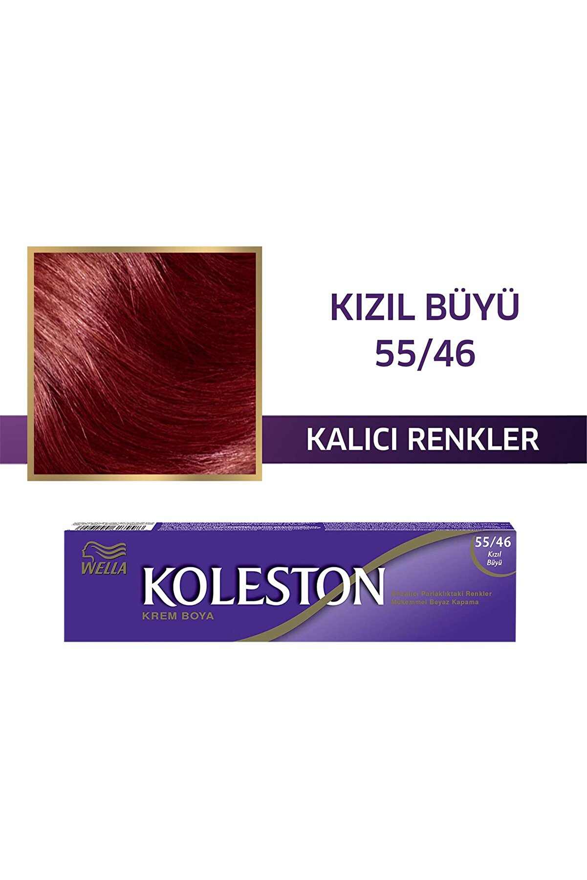 Wella Koleston Single Tüp Boya 55/46 Kızıl Büyü
