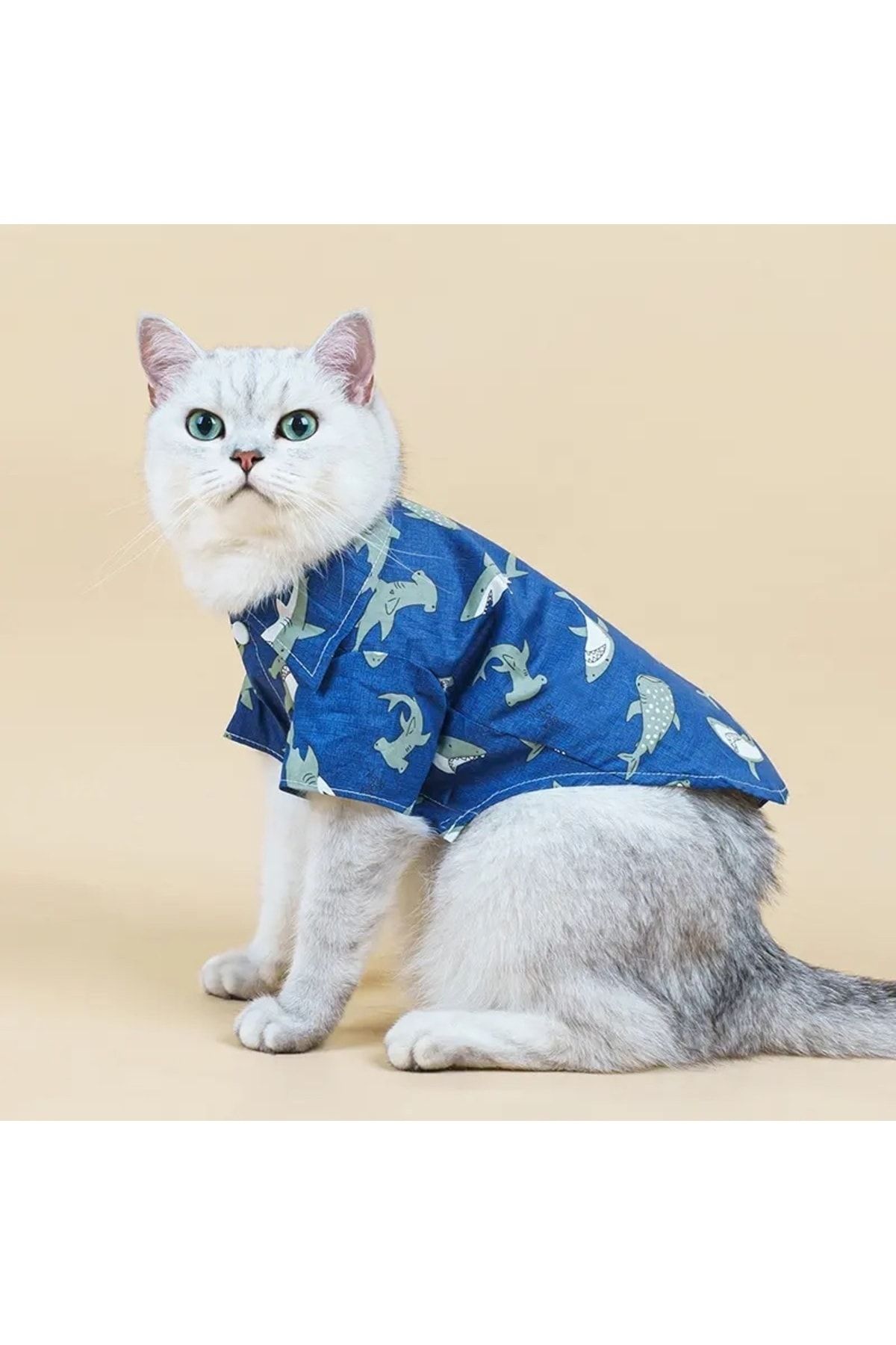 Dolce Pets Kedi Köpek Kıyafeti Köpek Balıklı Köpek Gömleği