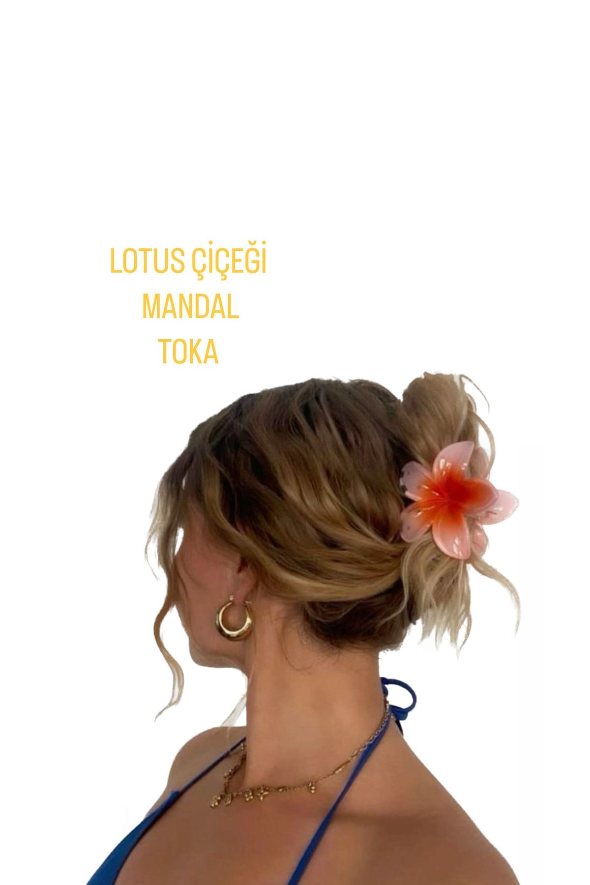 La Pure Atelier Lotus Çiçeği Mandal Toka