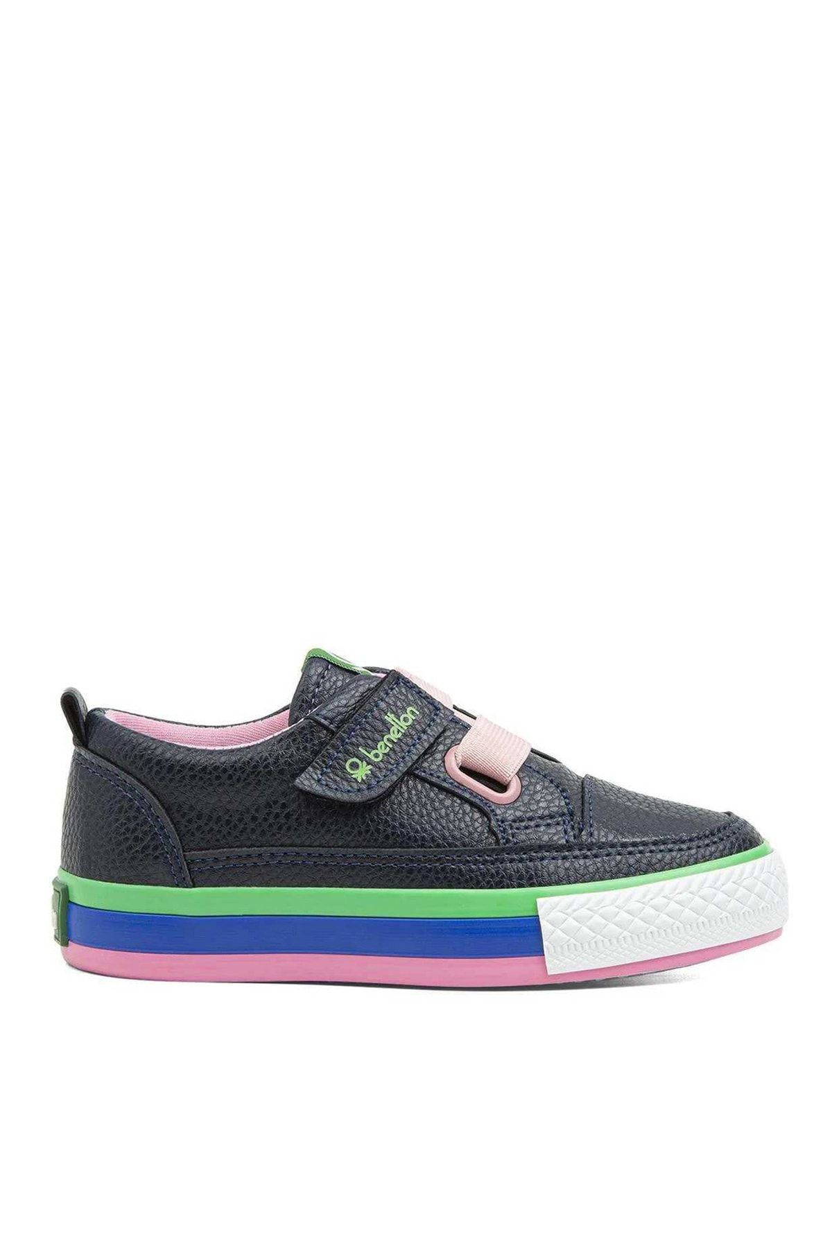 Benetton Siyah - Yeşil Erkek Çocuk Günlük Ayakkabı BN-30441