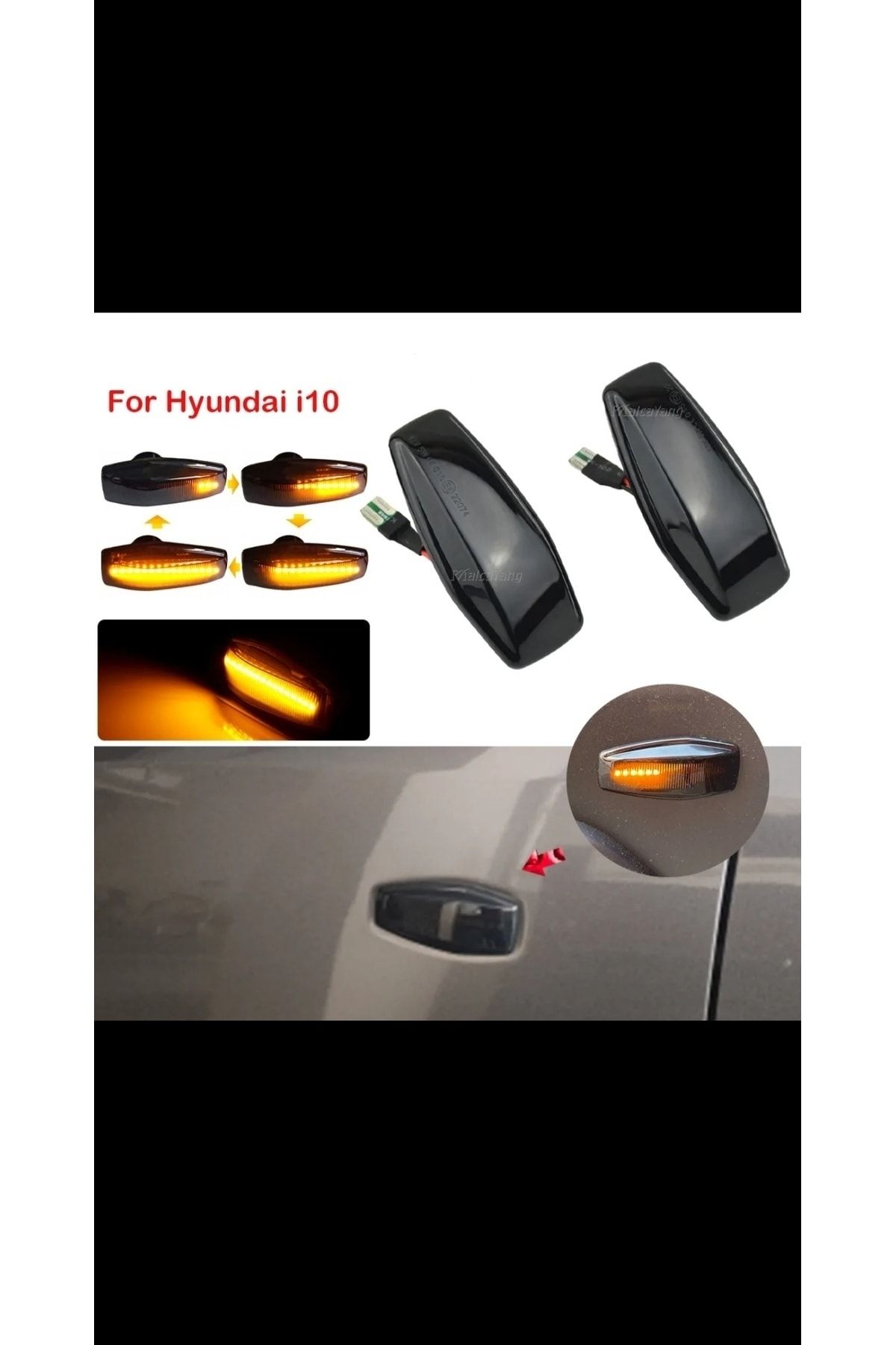 Hyundai HYUNDAİ MATRİX KAYAR LED ÇAMURLUK SİNYALİ