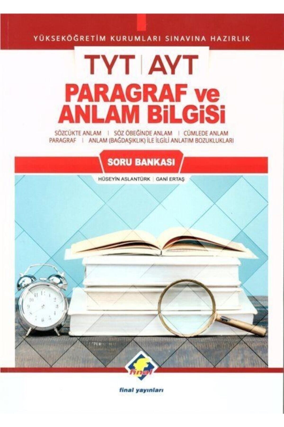 Final Yayınları Tyt Ayt Paragraf Ve Anlam Bilgisi Soru Bankası