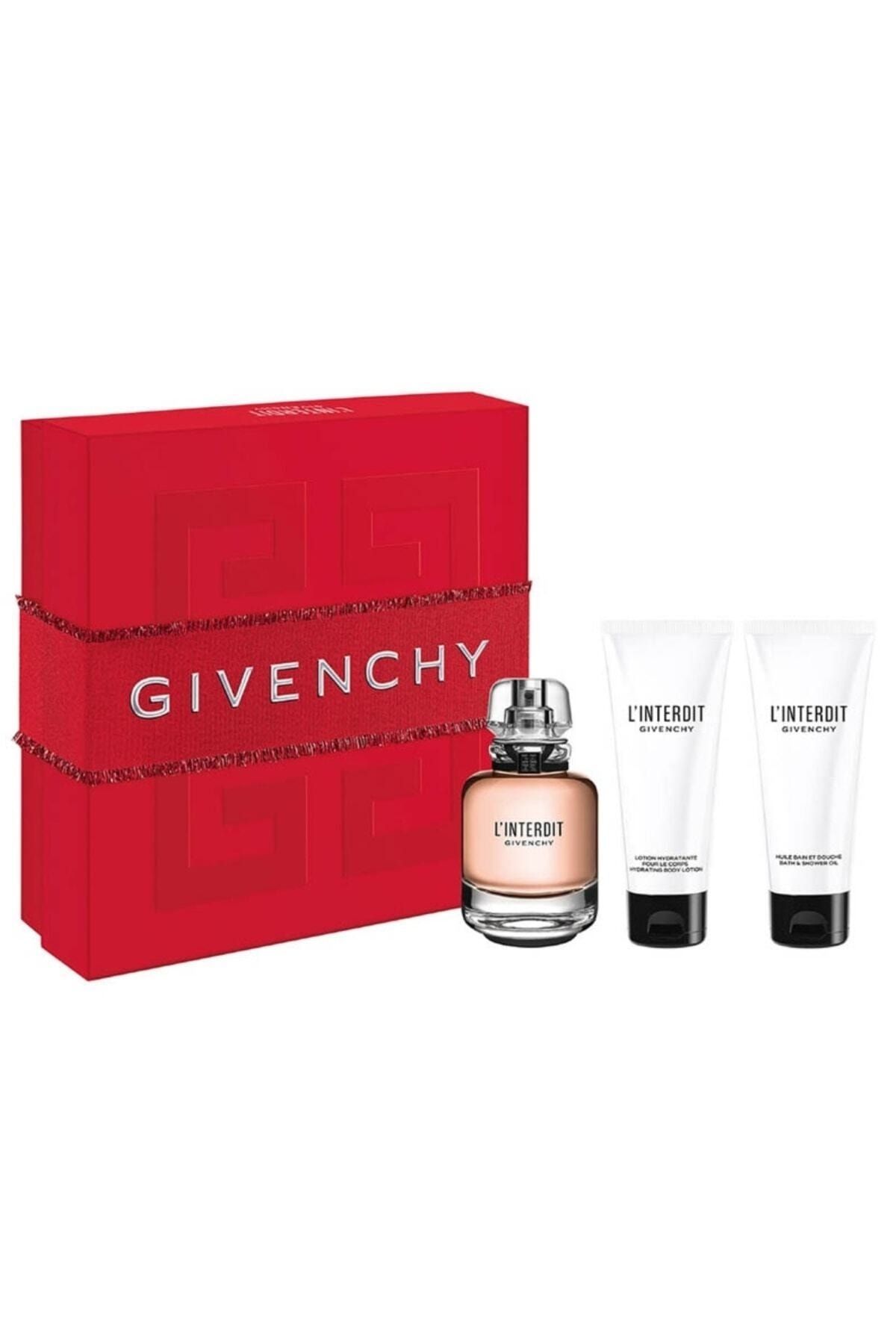 Givenchy L' Interdit EDP 80 ml Kadın Parfüm Set