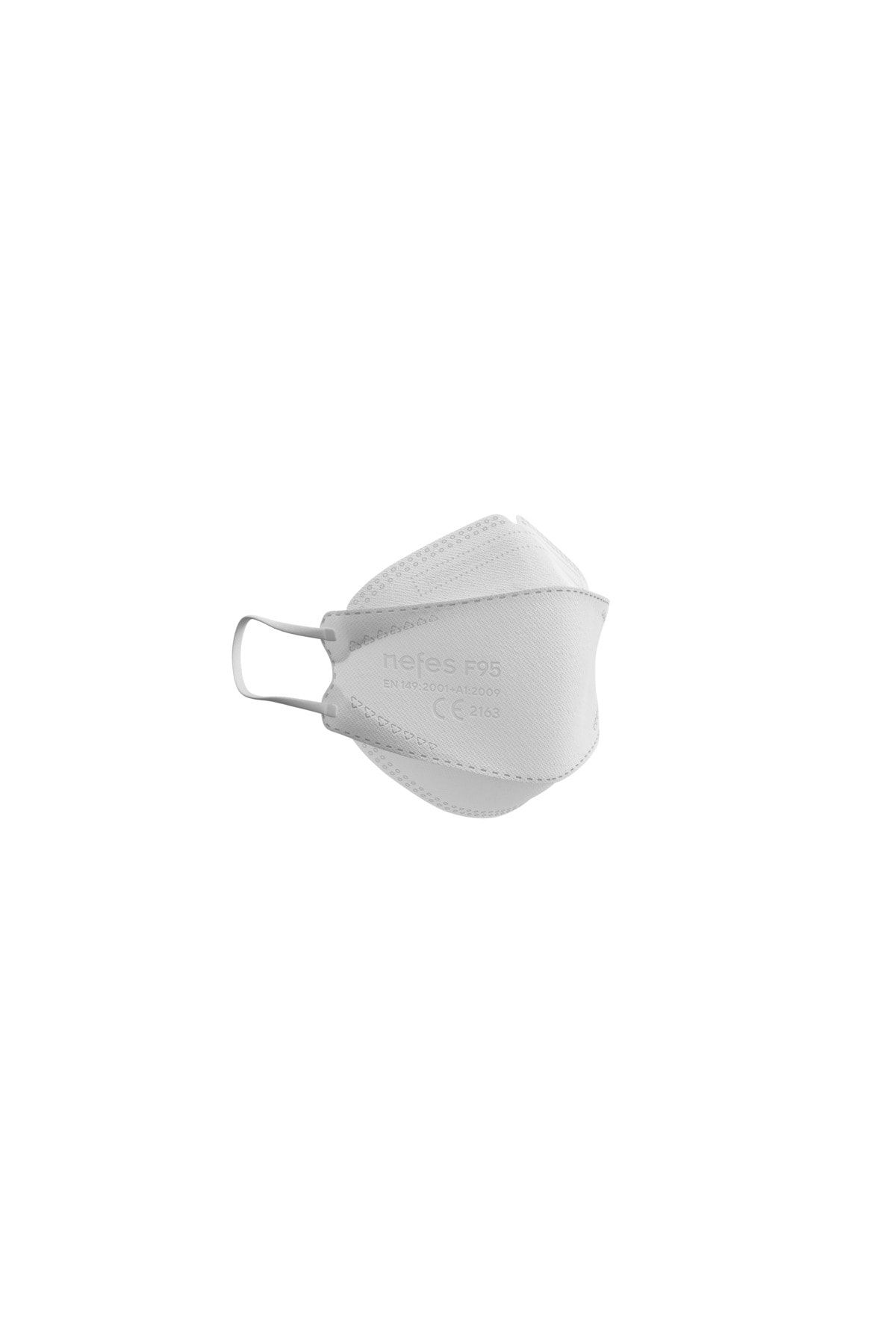 nefes maske N'fes F95 Beyaz Renk Kore Tipi N95 Maske(KF 94) 20 Kutu 200 Adet Iso Ve Ce Belgeli