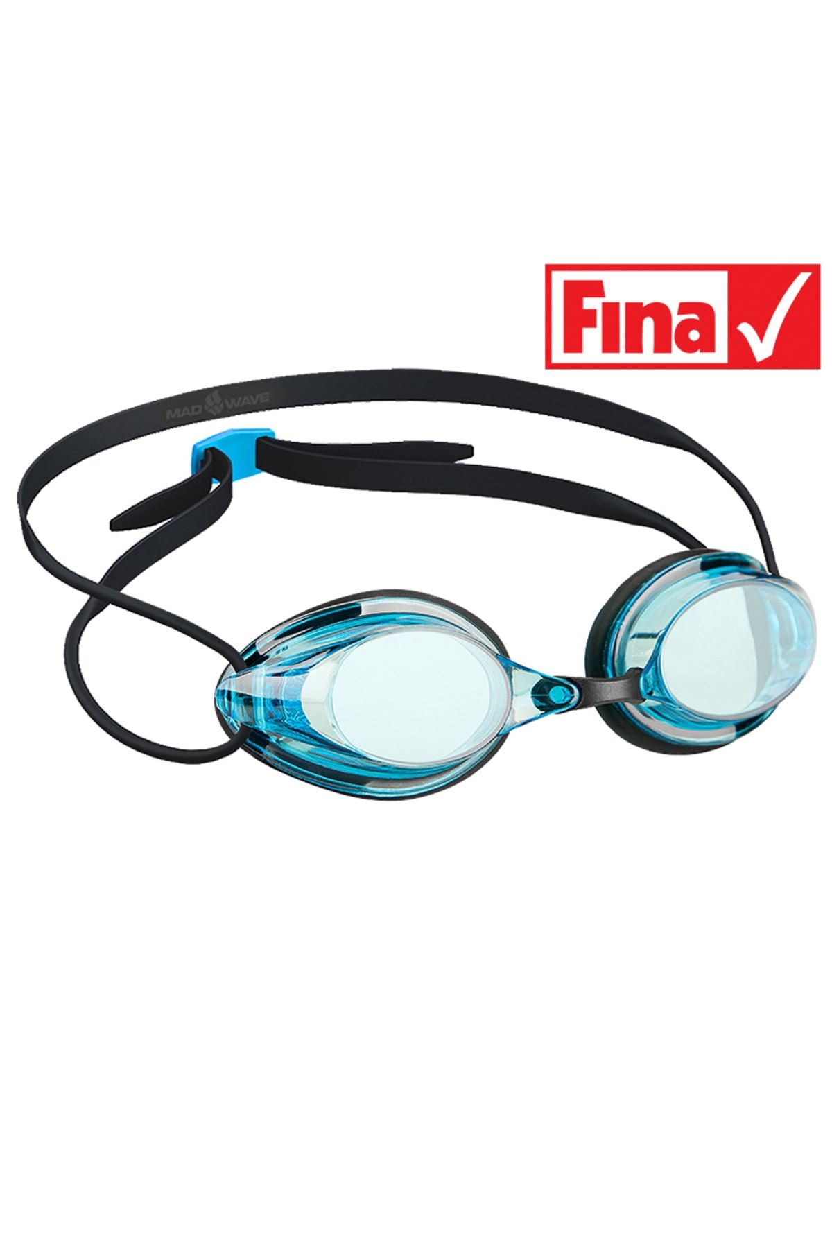 Mad Wave Racing goggles STREAMLINE Azure One size