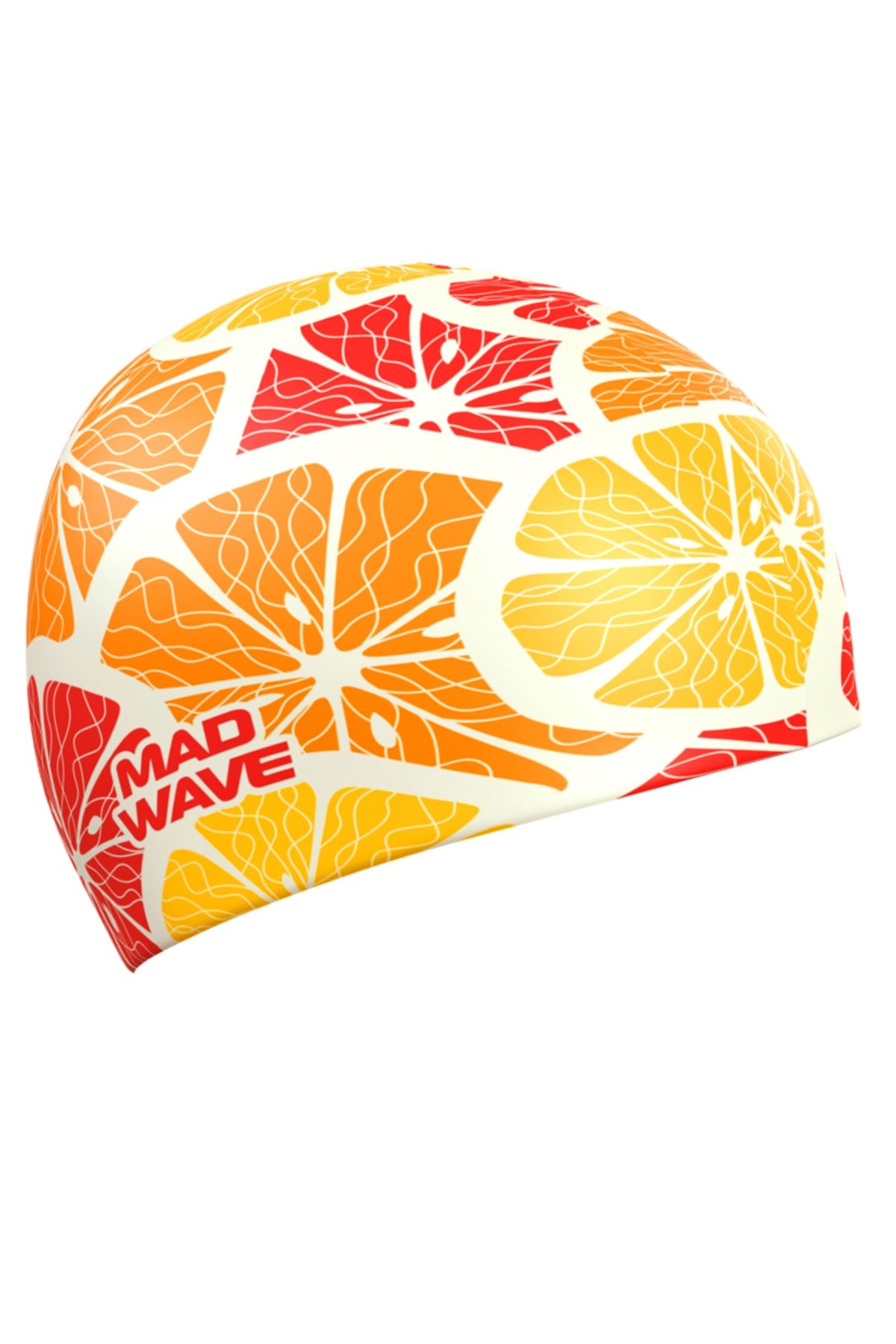 Mad Wave M0553 16 0 06W Silicone cap CITRUS, One size, Yell