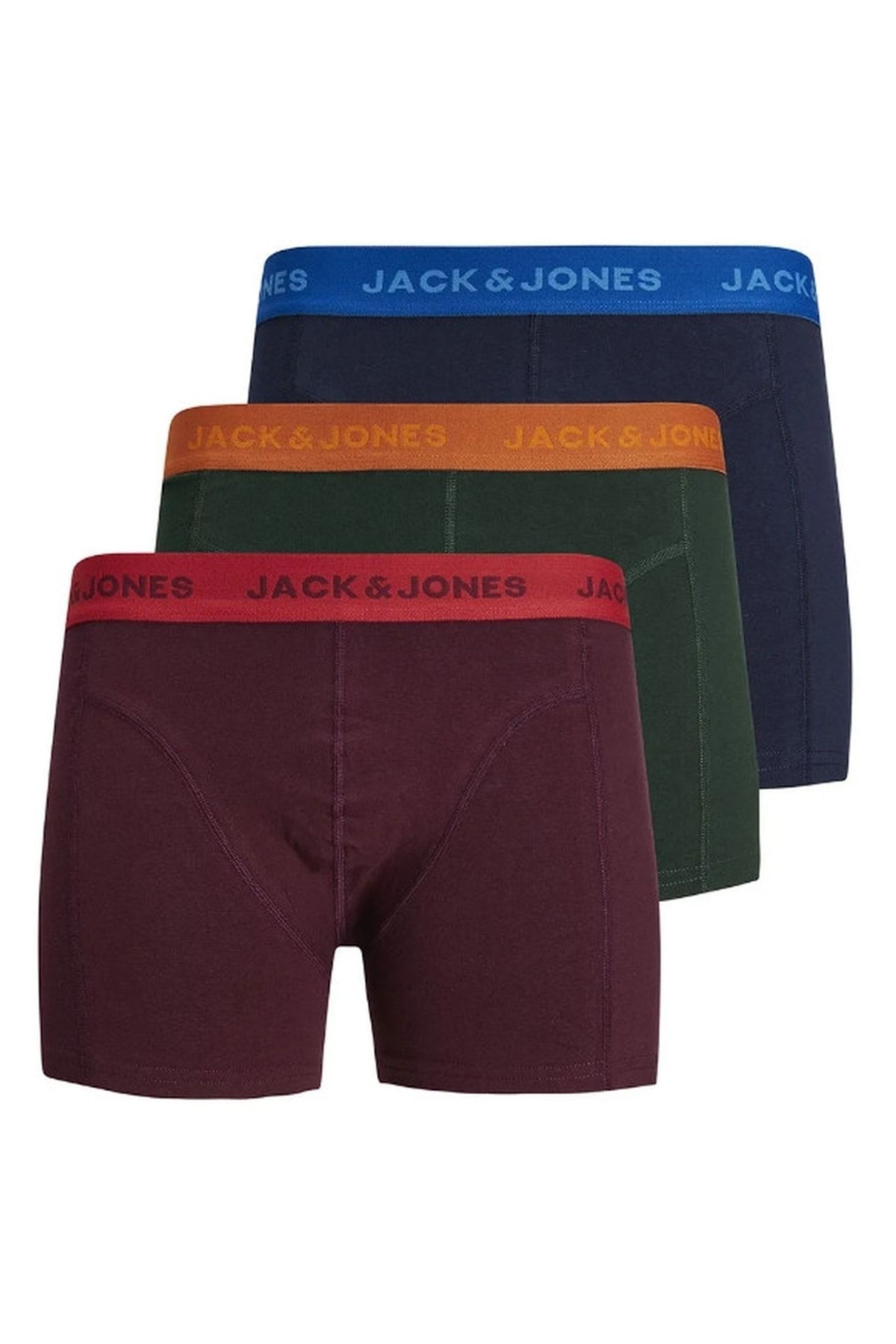 Jack & Jones Jacjett Trunks 3 Pack Erkek Boxer - 12211158 Pine Grove
