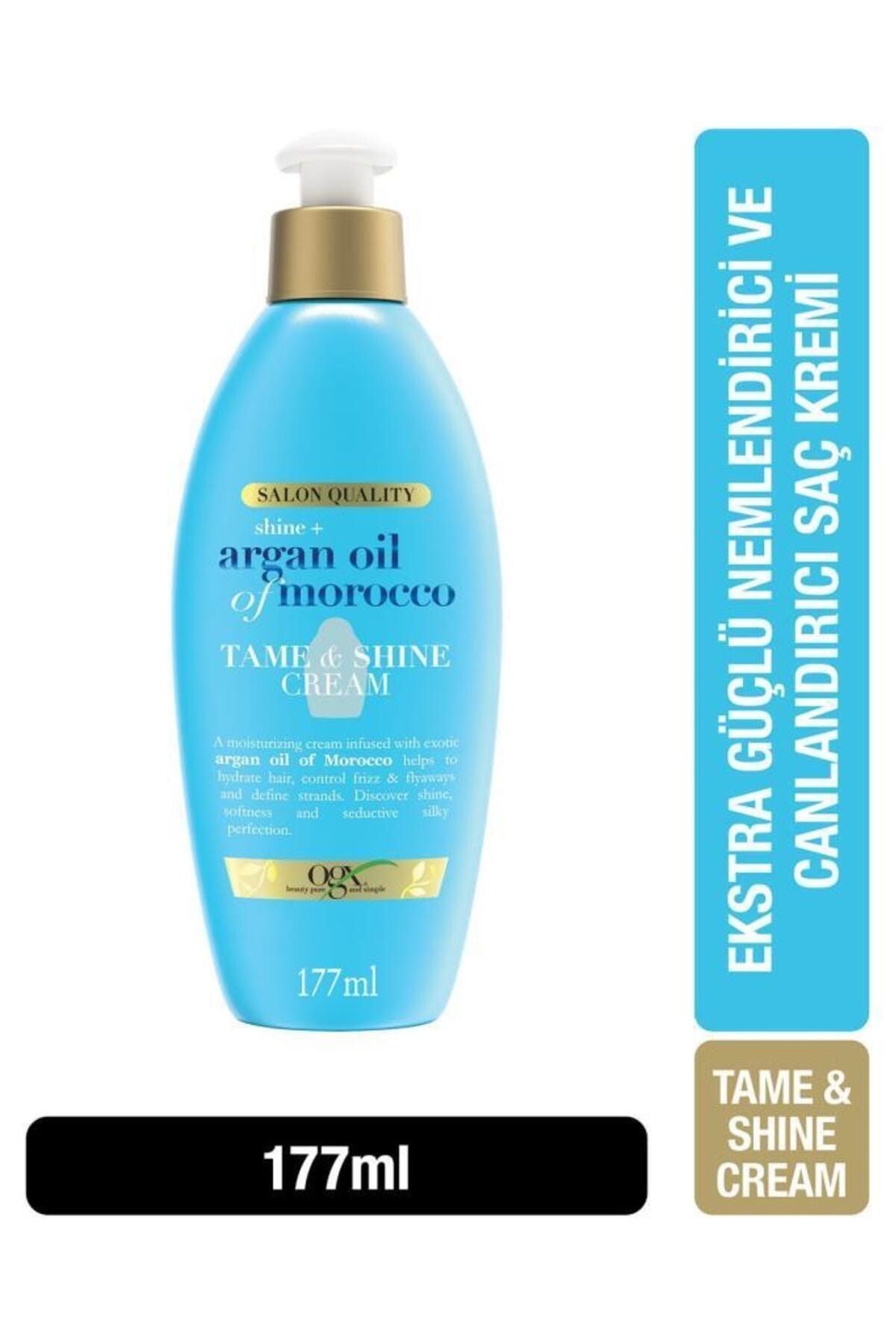 OGX Argan Oil Of Morocco Tame&shine Şekillendirici Parlaklık kremi 177ml