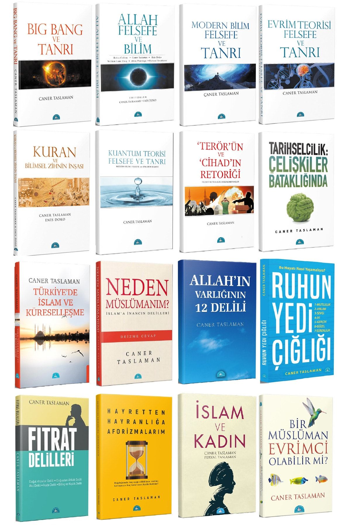 İstanbul Yayınevi Caner Taslaman Tüm Kitapları 16'lı Set