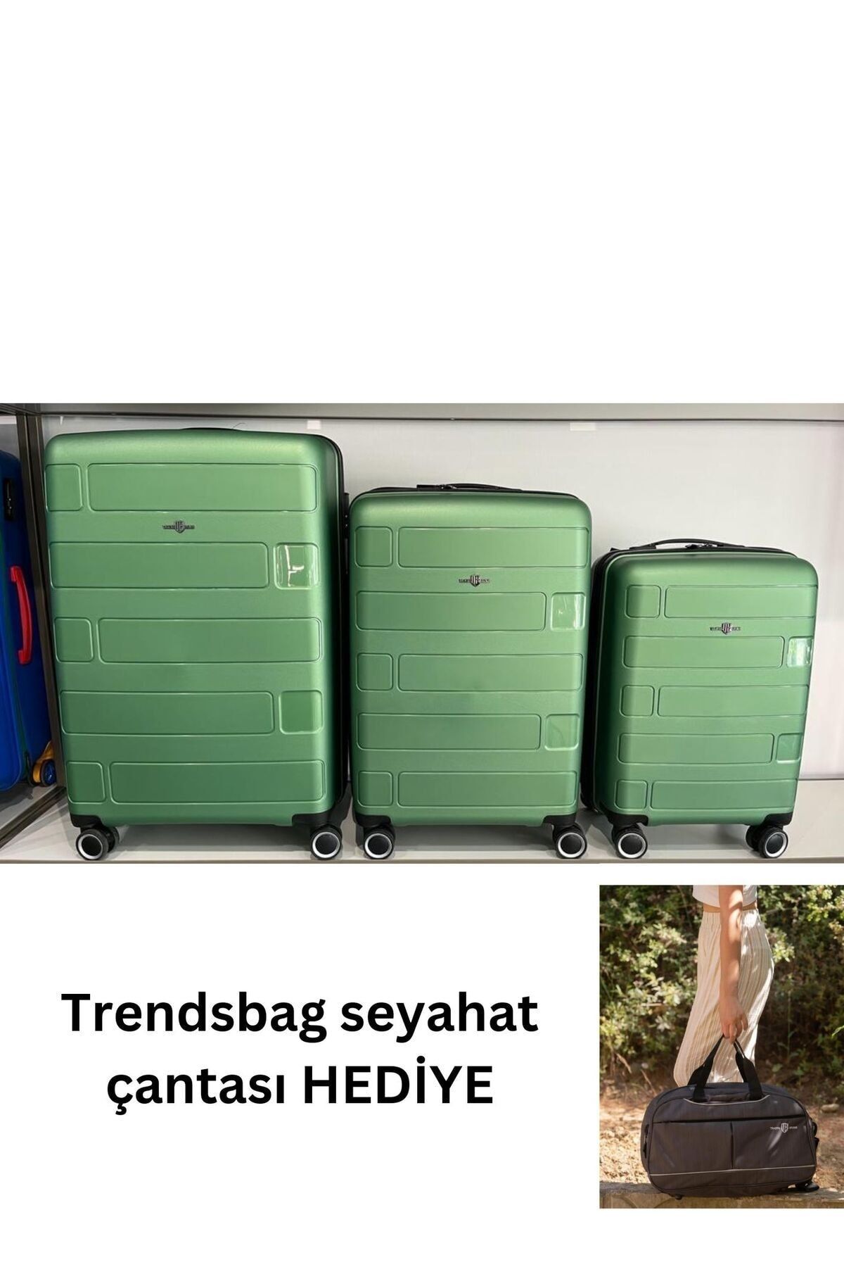 Trendsbag Travel Store 007 PP SILIKON SET VALİZ
