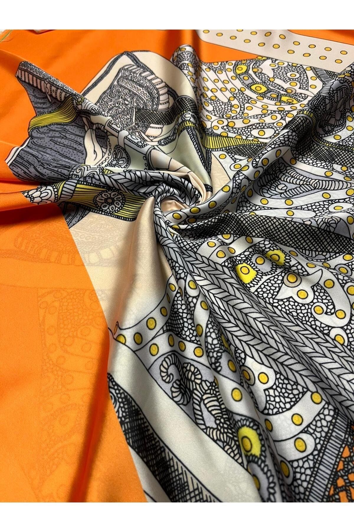 Kumaş sever İtalyan Etnik Desenli İpek Saten Elbise Gömlek Tunik Kimono Giyim Kumaş