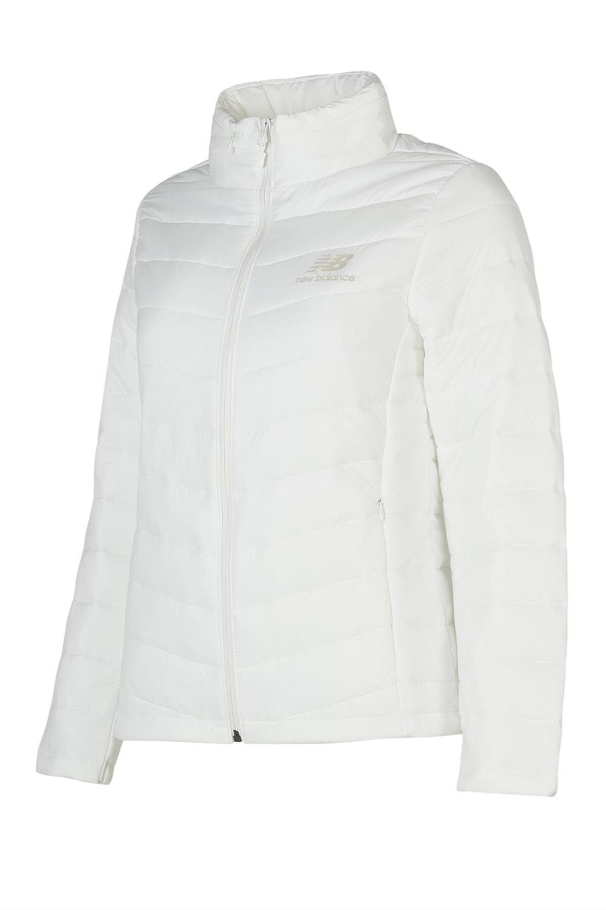 New Balance Lifestyle Women Jacket Kadın Beyaz Mont Wnj3385-wt