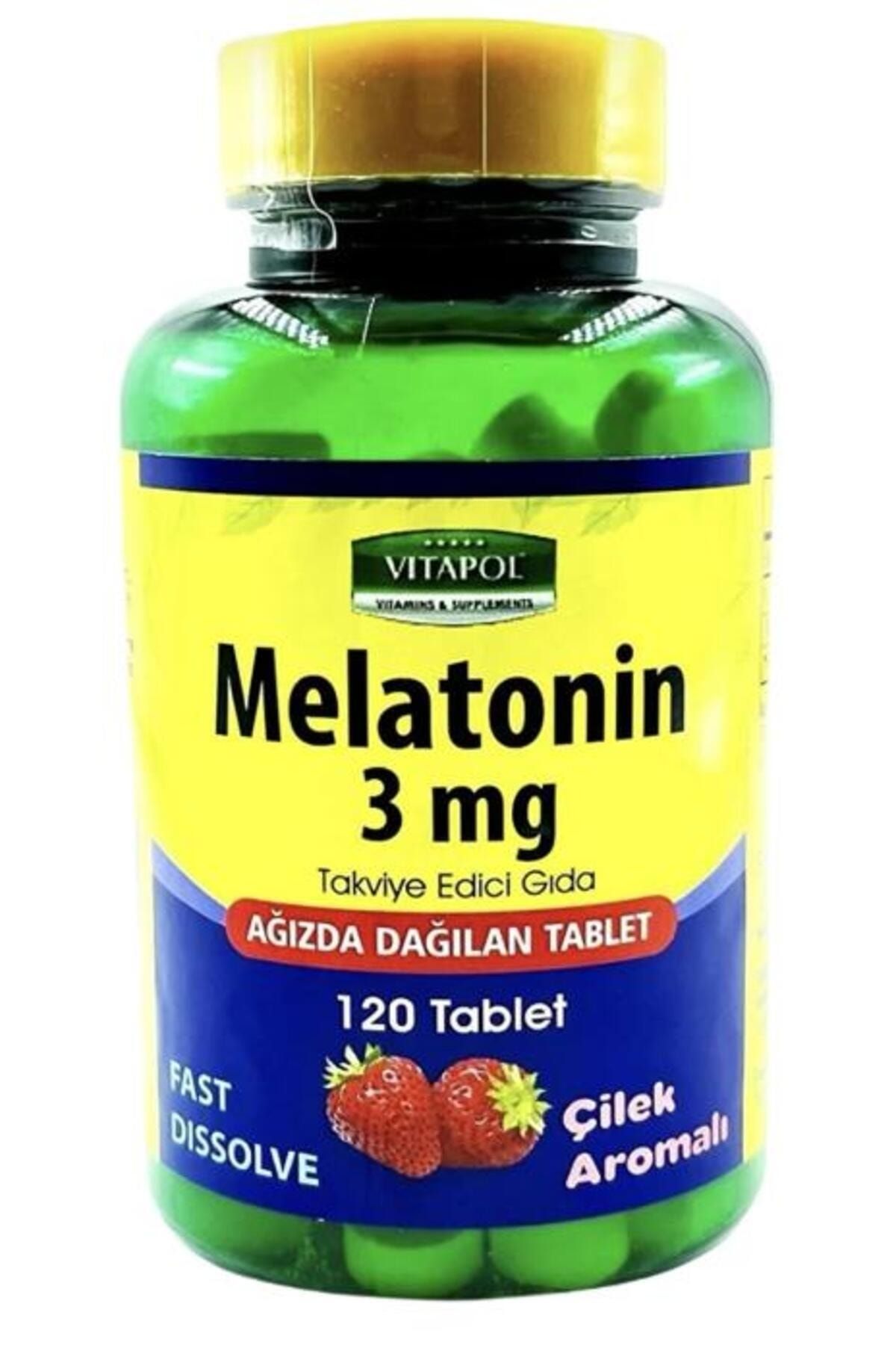 Vitapol Melatonin 3 mg Ağızda Dağılan Çilek Aromalı 120 Tablet