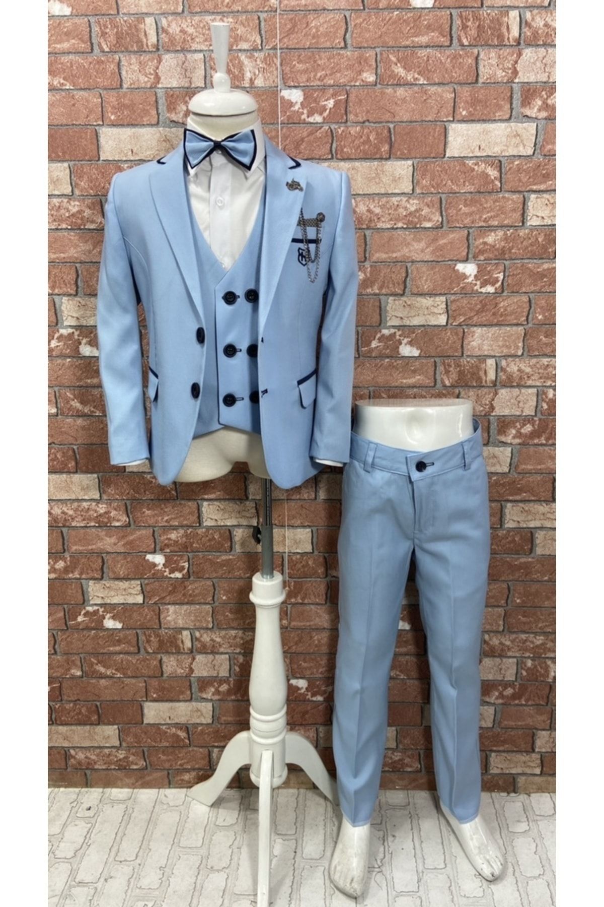 HAYTA Takim Elbise Yelekli Gömlekli Set 1yaş-14yaş New Style