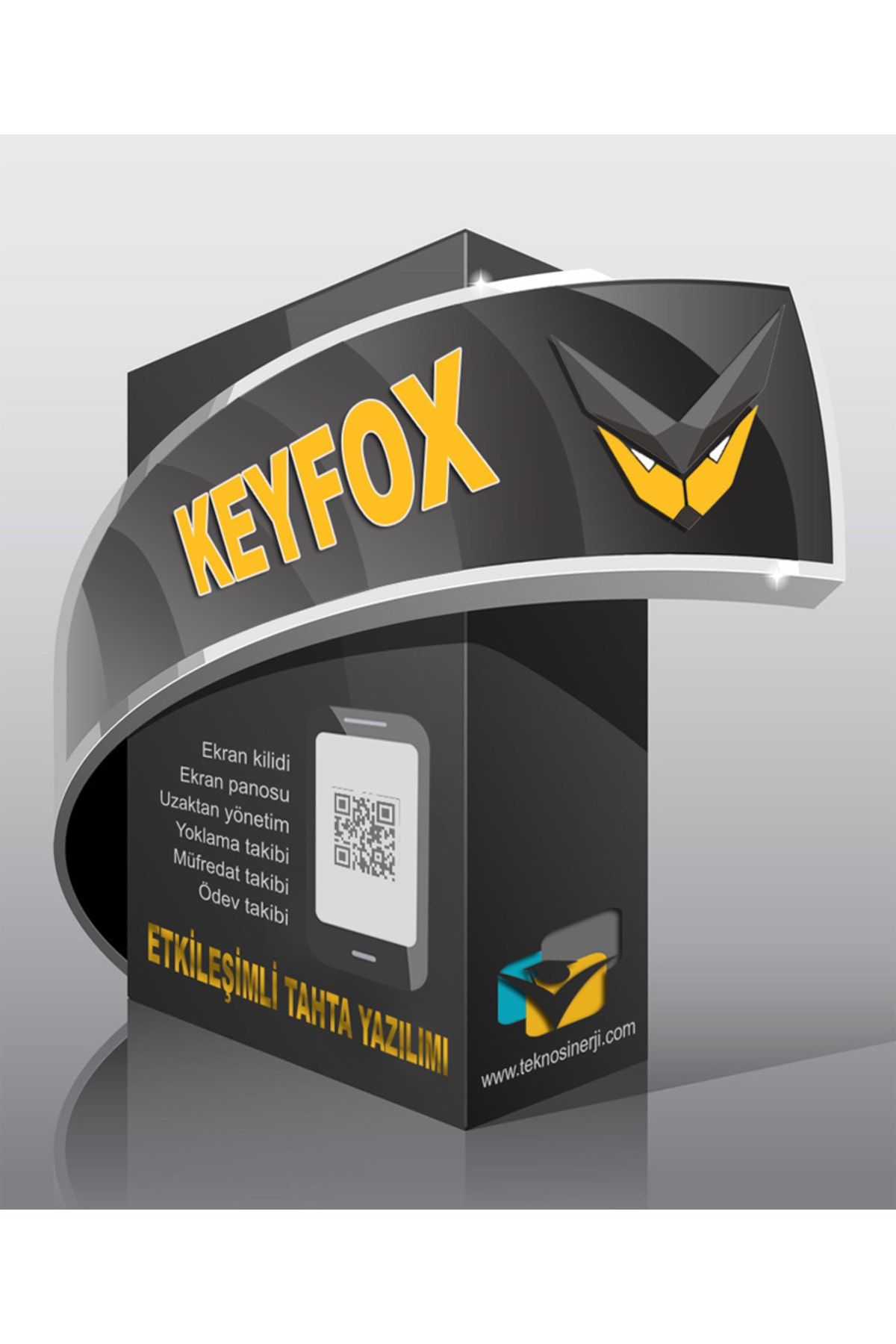 Sinerji Yazılım KEYFOX Etkileşimli Tahta Kilit Programı  15 Etkileşimli Tahta Yıllık Lisansı