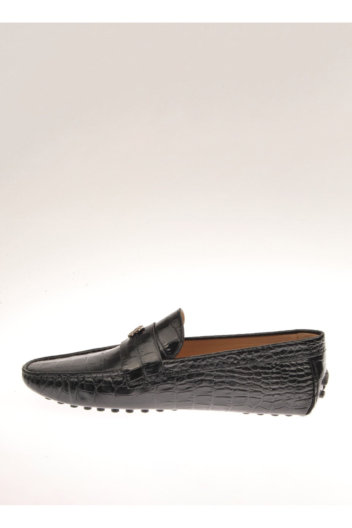 Roberto Cavalli Deri Siyah Erkek Günlük Ayakkabı 18755
