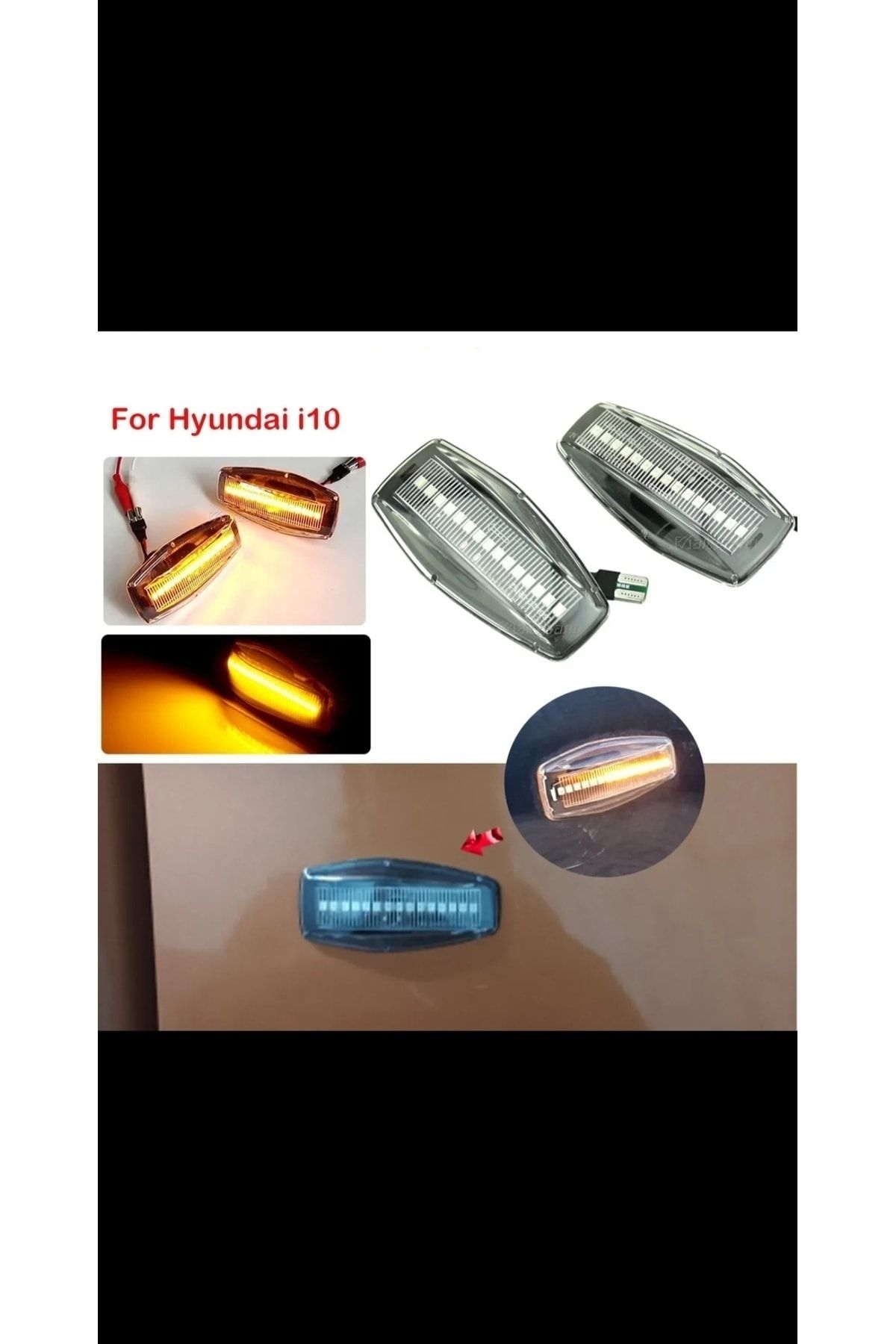 Hyundai HYUNDAİ TERRACAN KAYAR LED ÇAMURLUK SİNYALİ