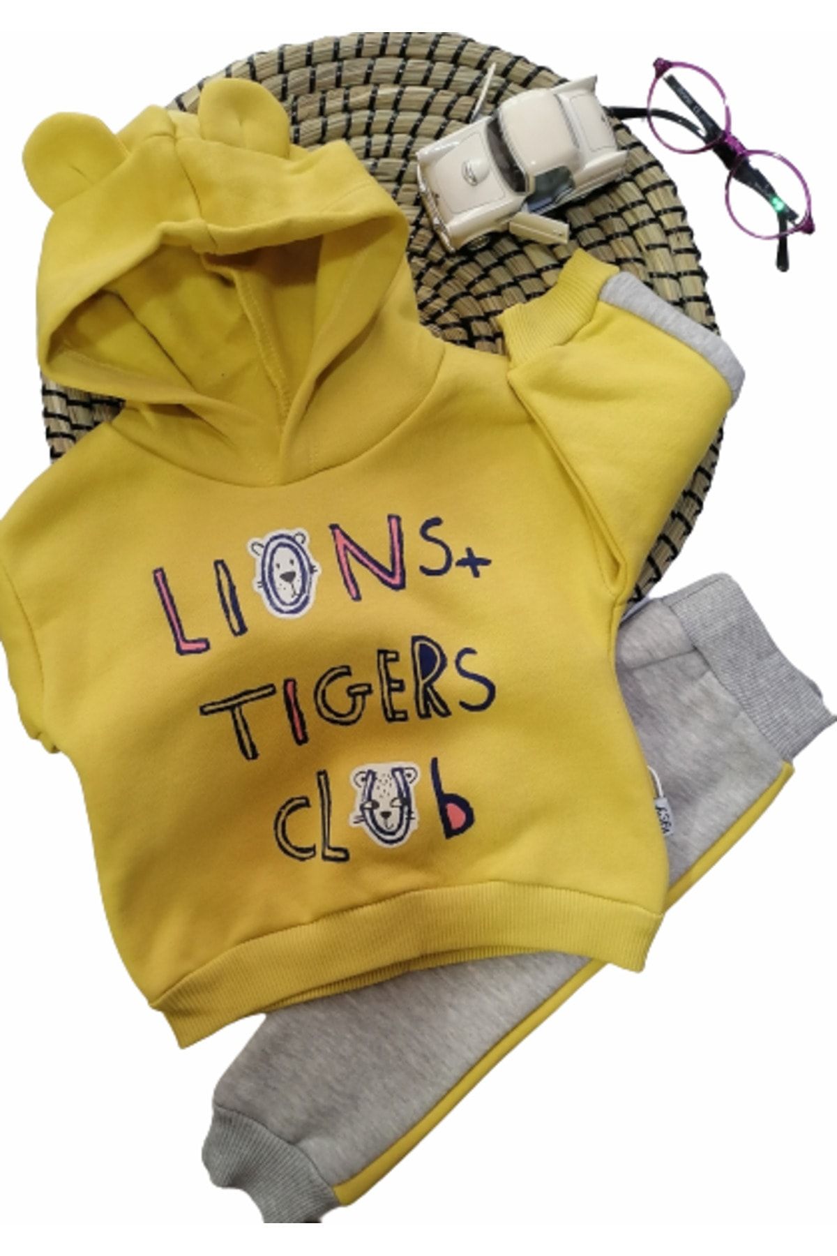 ÖZLEM BEBE Lions & Tigers Erkek Bebek Takım
