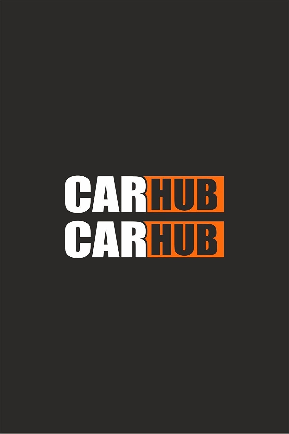 AVERY Car Hub Yazılı Sticker Araba Sticker, Oto Sticker 2 Adet 17 x 4