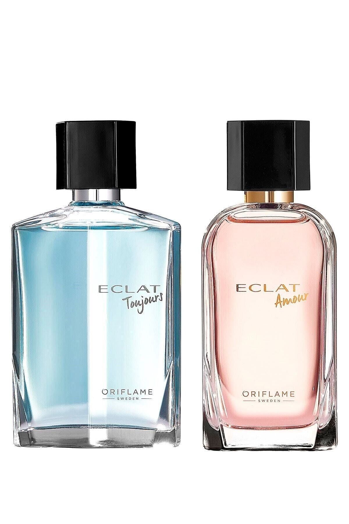 Oriflame Eclat Toujours Erkek Parfüm 75 ml + Eclat Amour Edt Kadın Parfüm 50 ml. Set