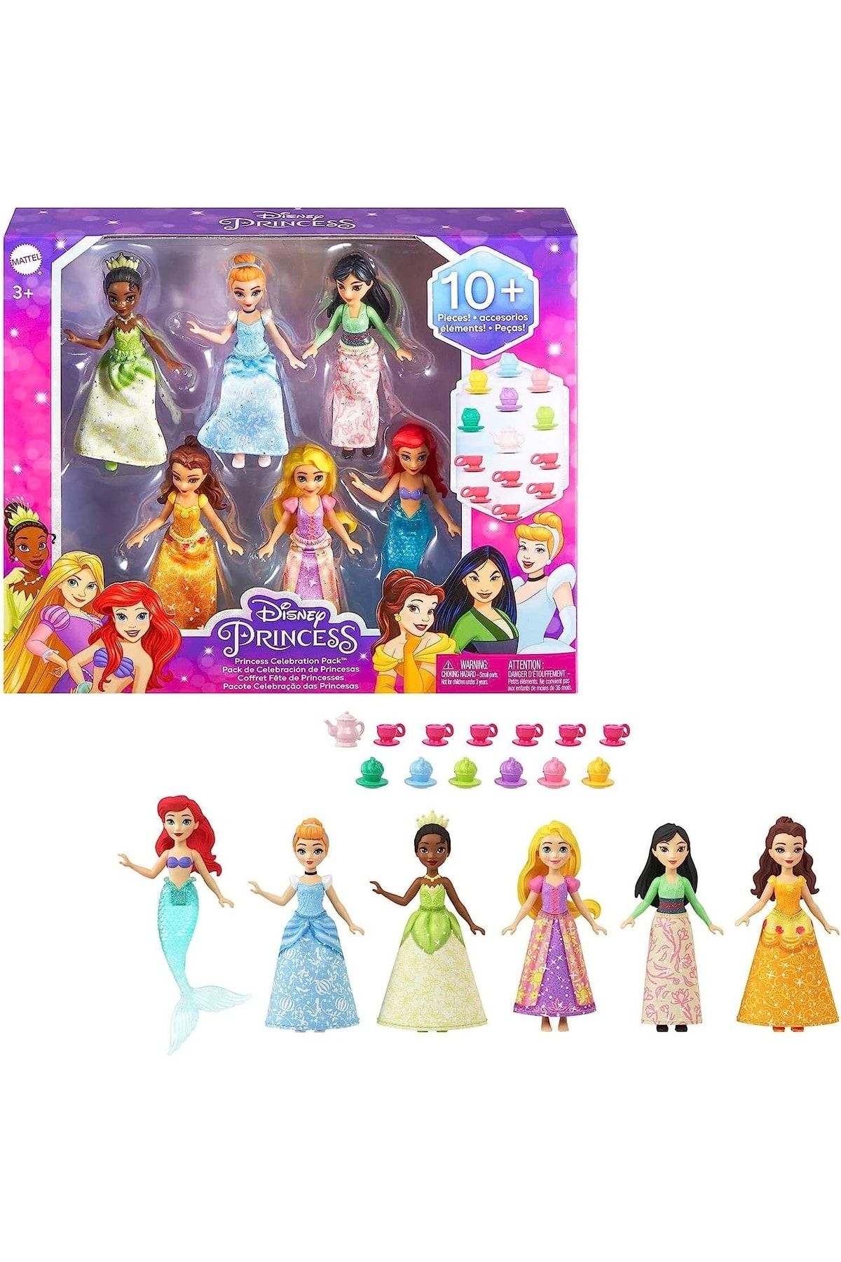 DİSNEY Disney Prenses Bebekleri 6'lı Set