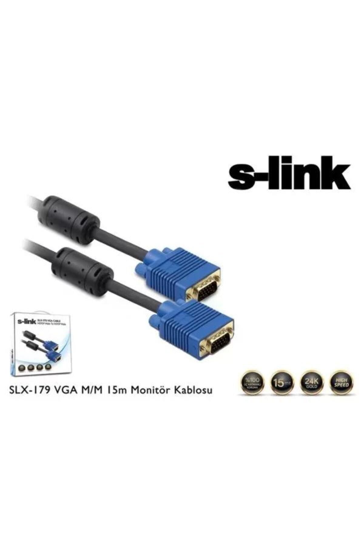 S-Link S Link Slx 179 Vga M M 15M Monitör Kablosu / S Link