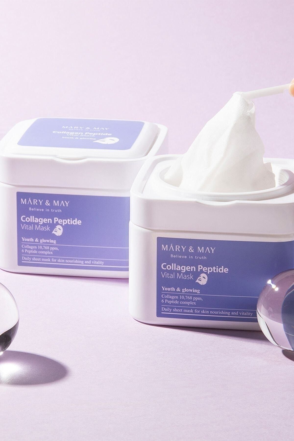 Mary & May Collagen Peptide Vital Mask 30 Adet / 400 Gr