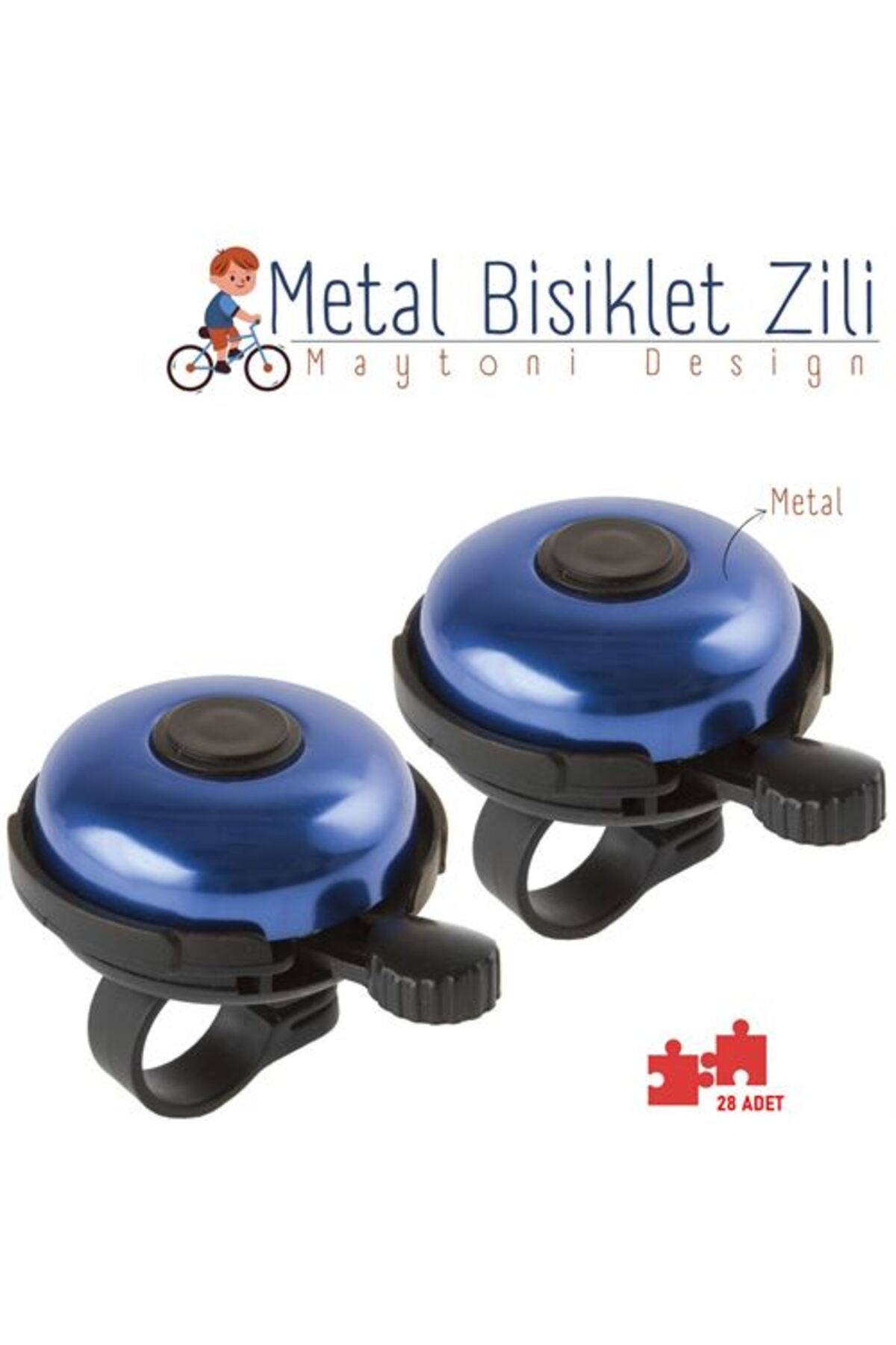 ModaCar Bisiklet Zili 12 ADET Metal Maytoni Design