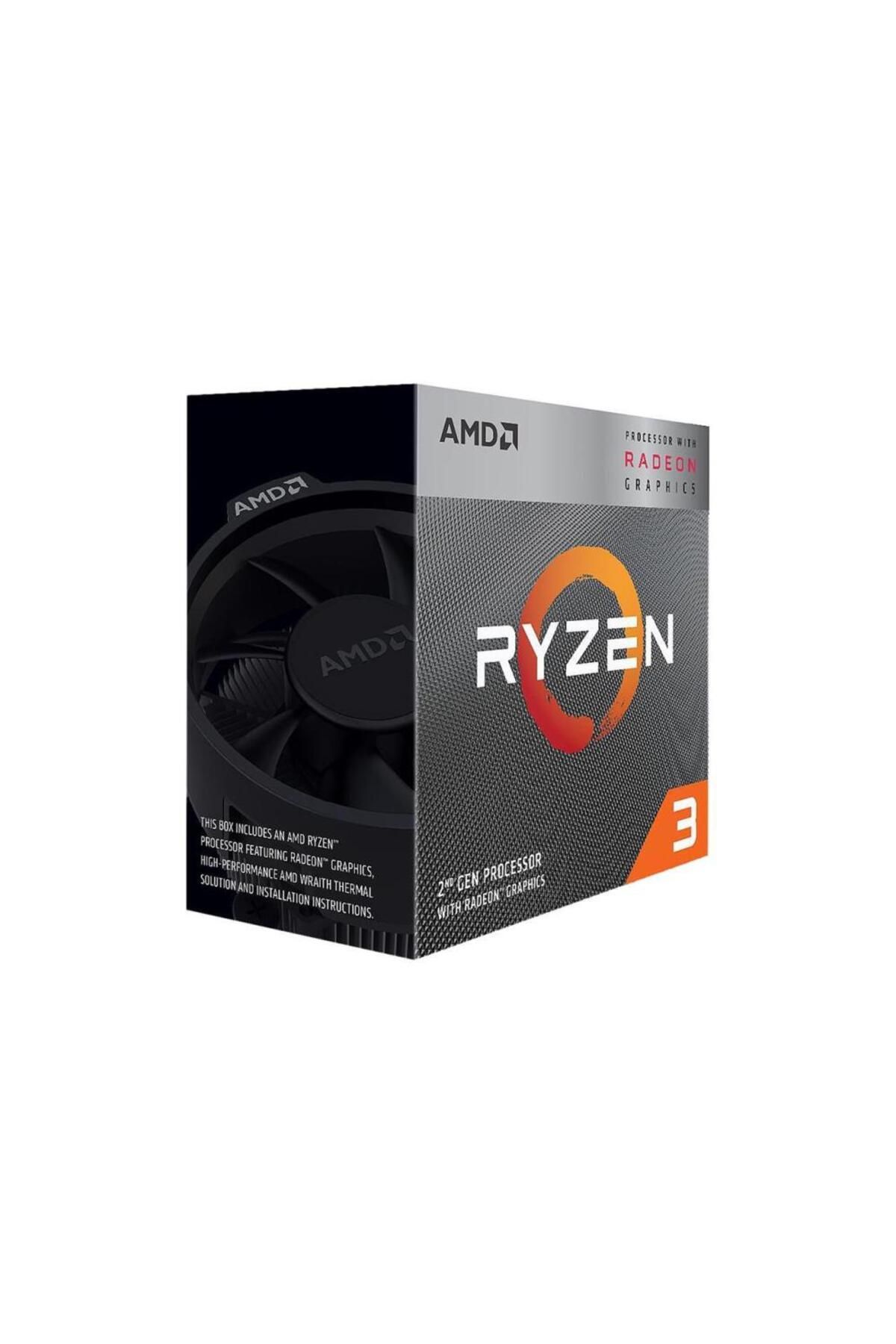 Amd Ryzen 3 4300G 3.8Ghz 4Mb Am4 Box (65W) Uyumlu  +Radeon Graphıcs Kutulu Box İşlemci